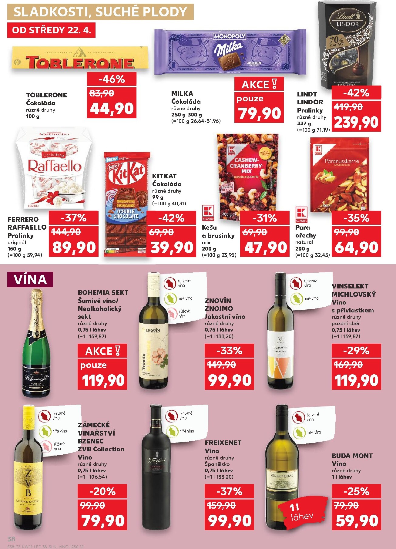 kaufland - Kaufland - Ostrava leták na příští týden od středy 22.04.2026 do úterý 28.04.2026 - page: 38