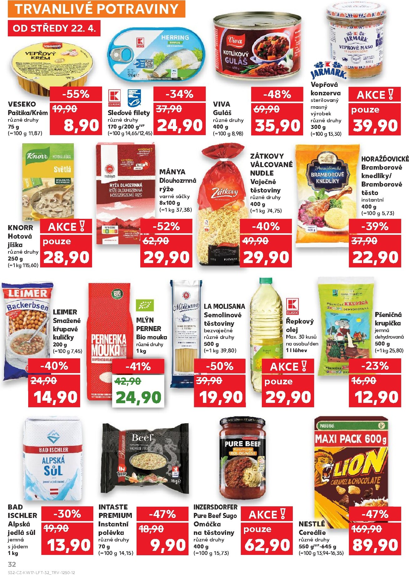 kaufland - Kaufland - Ostrava leták na příští týden od středy 22.04.2026 do úterý 28.04.2026 - page: 32
