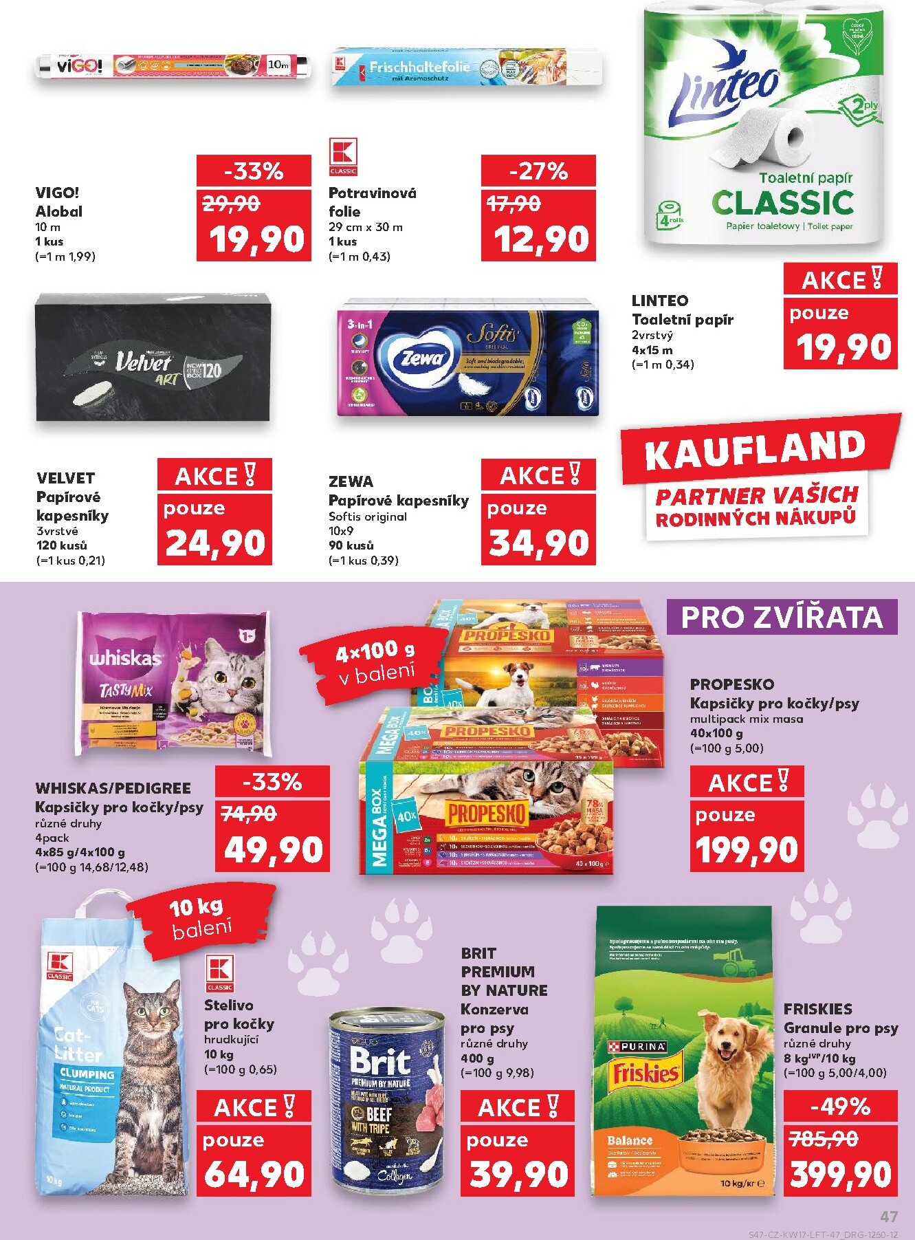 kaufland - Kaufland - Kolín leták na příští týden od středy 22.04.2026 do úterý 28.04.2026 - page: 47