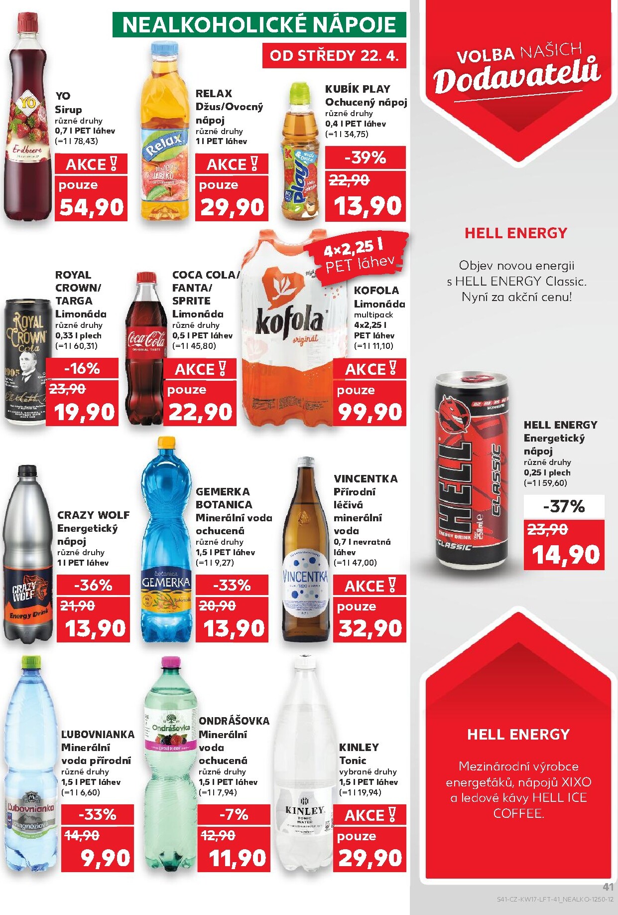 kaufland - Kaufland - Kolín leták na příští týden od středy 22.04.2026 do úterý 28.04.2026 - page: 41