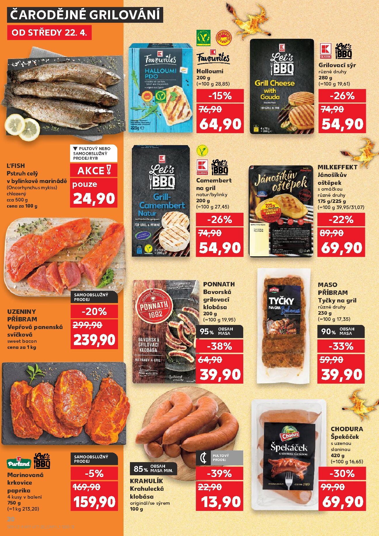 kaufland - Kaufland - Kolín leták na příští týden od středy 22.04.2026 do úterý 28.04.2026 - page: 20
