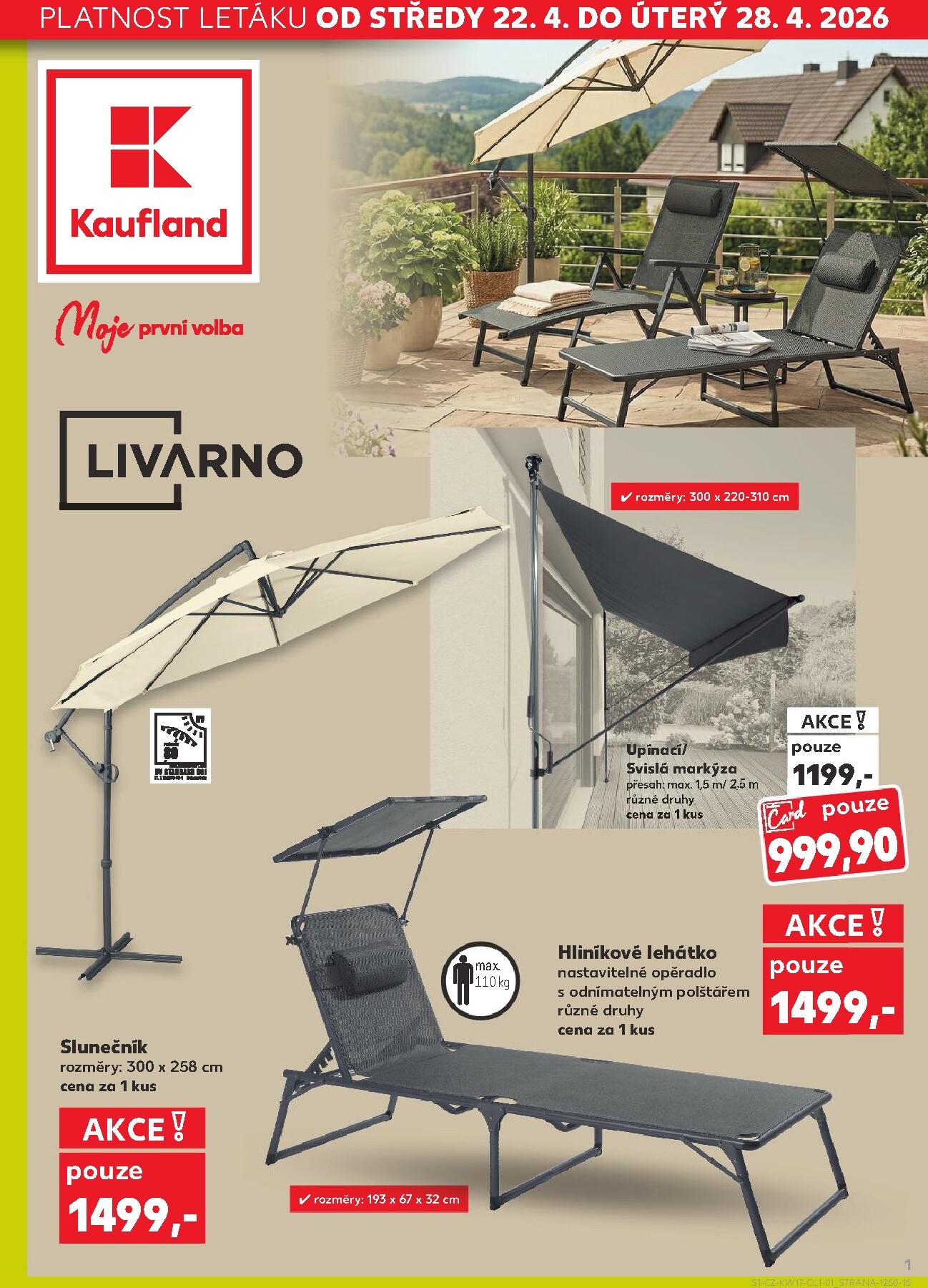 kaufland - Kaufland leták na příští týden od středy 22.04.2026 do úterý 28.04.2026