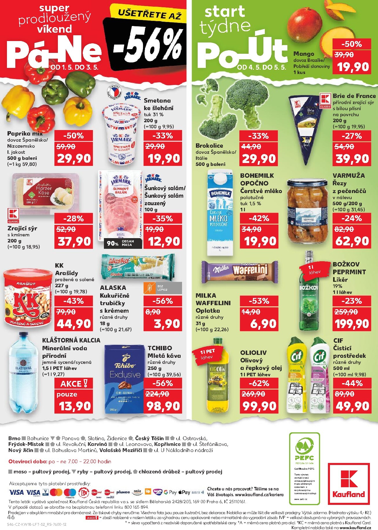 kaufland - Kaufland - Brno leták na příští týden od středy 29.04.2026 do úterý 05.05.2026 - page: 46
