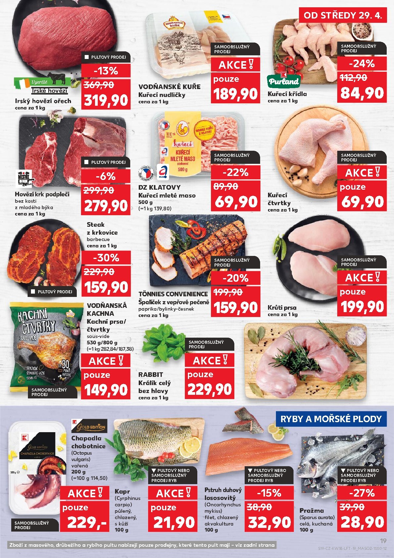 kaufland - Kaufland - Praha leták na příští týden od středy 29.04.2026 do úterý 05.05.2026 - page: 19