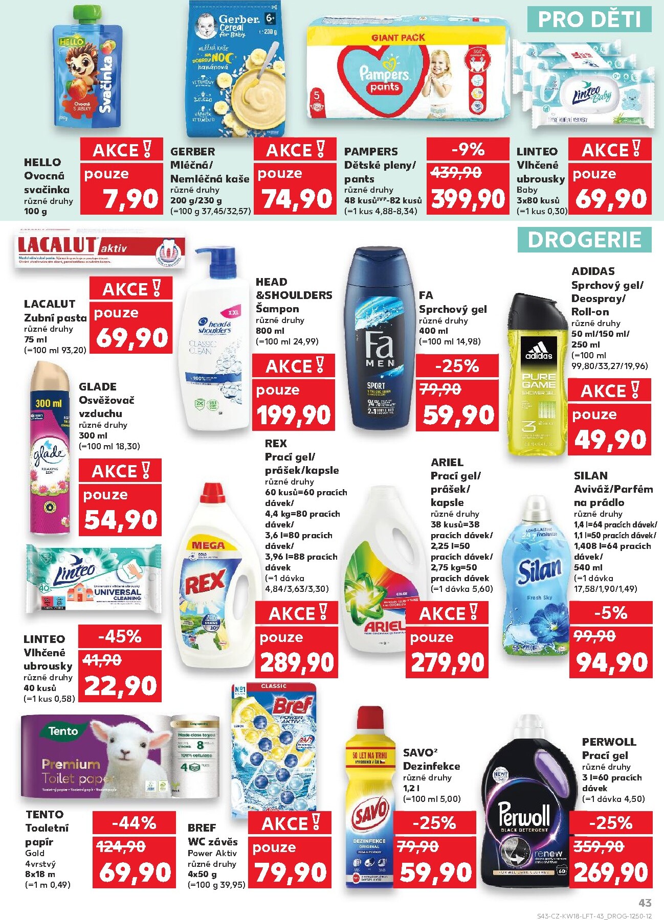 kaufland - Kaufland - Ostrava leták na příští týden od středy 29.04.2026 do úterý 05.05.2026 - page: 43
