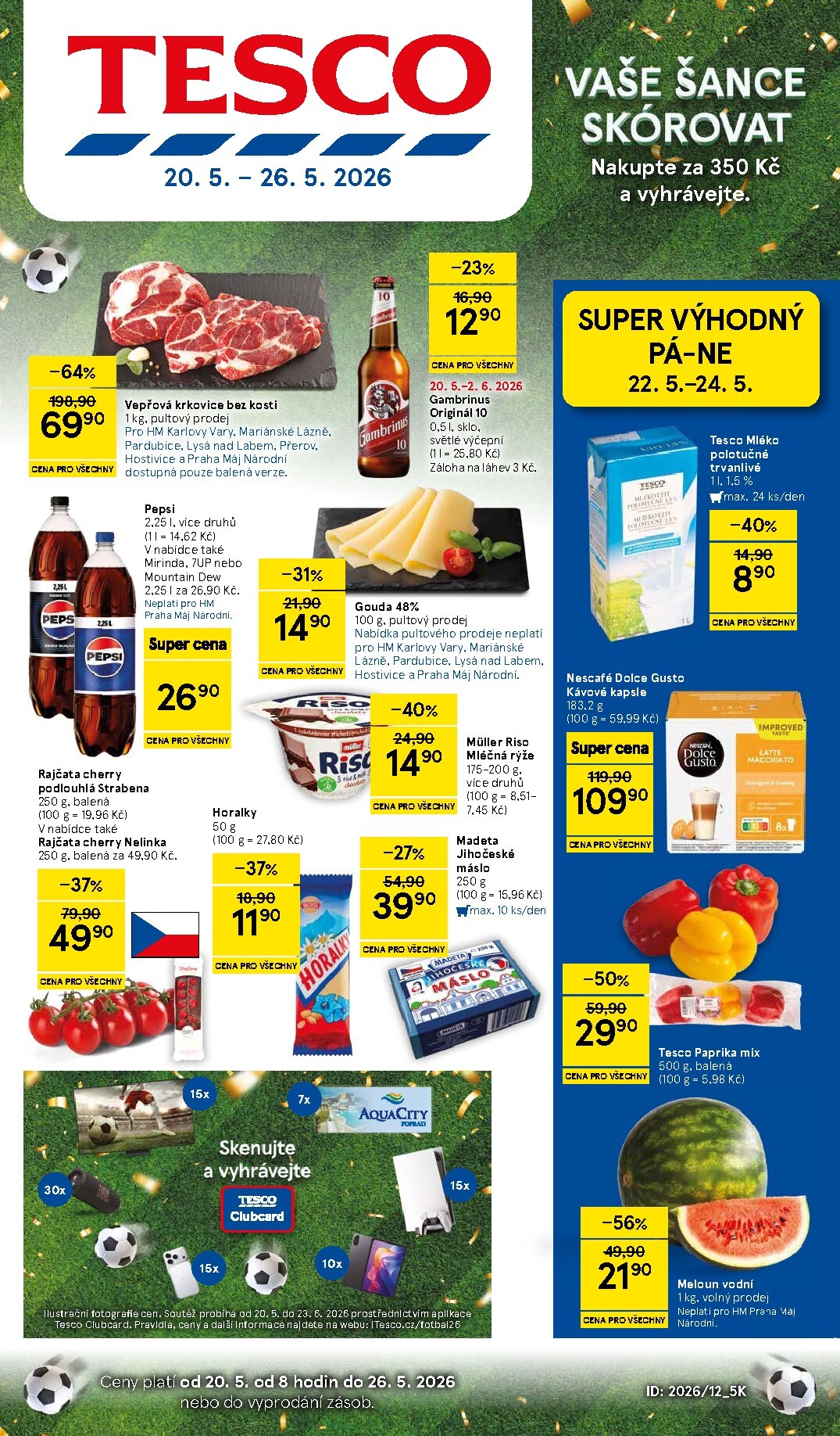 tesco - Budoucí Tesco leták platný od středy 20.05.2026 do úterý 26.05.2026