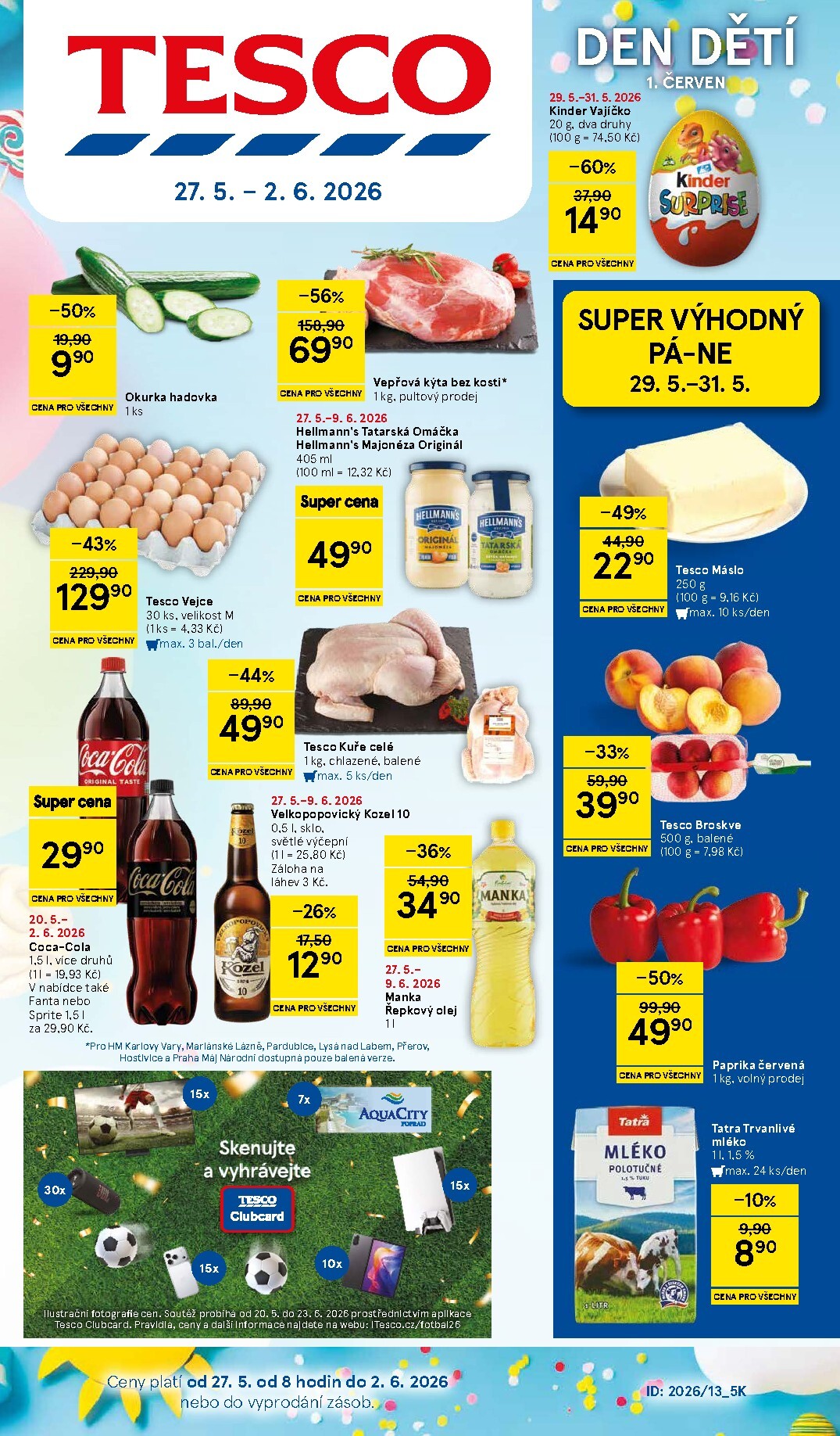 tesco - Budoucí Tesco leták platný od středy 27.05.2026 do úterý 02.06.2026