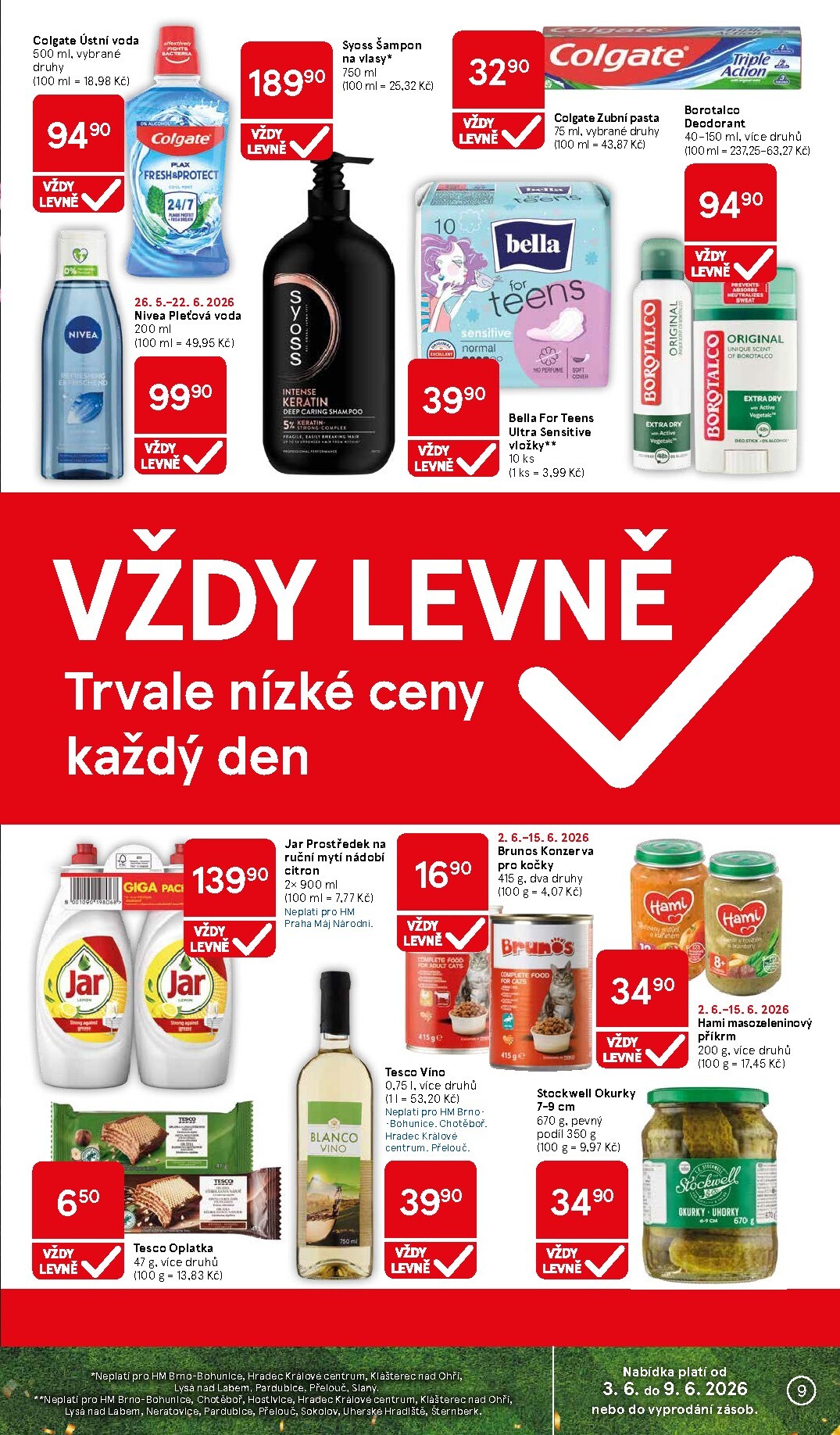 tesco - Budoucí Tesco leták platný od středy 03.06.2026 do úterý 09.06.2026 - page: 9