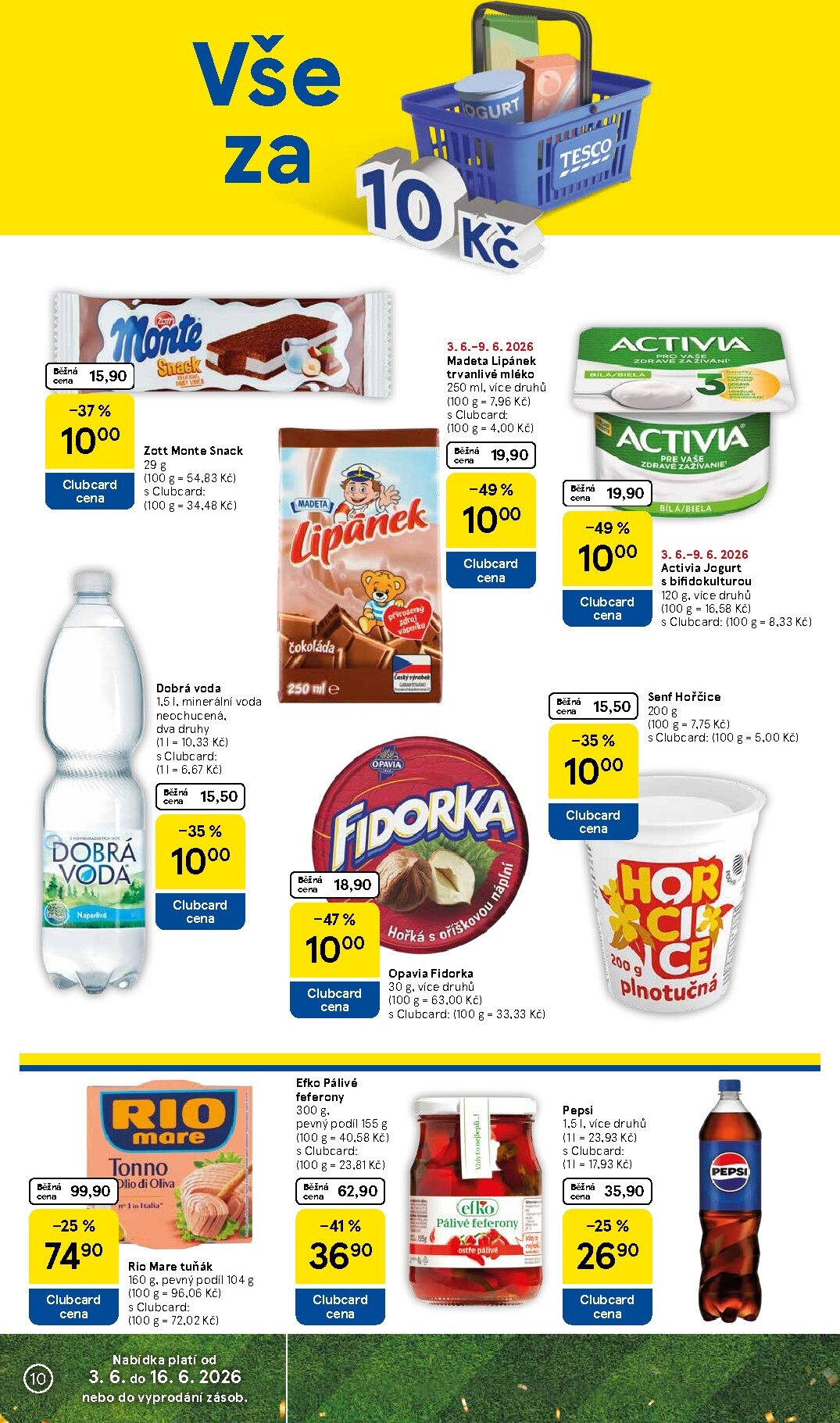 tesco - Budoucí Tesco supermarket leták platný od středy 03.06.2026 do úterý 09.06.2026 - page: 10