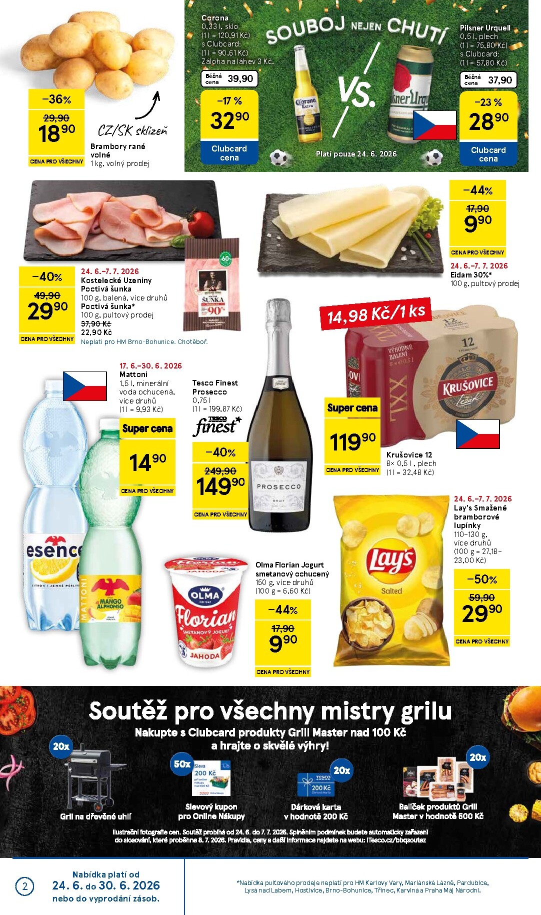 tesco - Aktuální Tesco leták platný od středy 24.06.2026 do úterý 30.06.2026 - page: 2