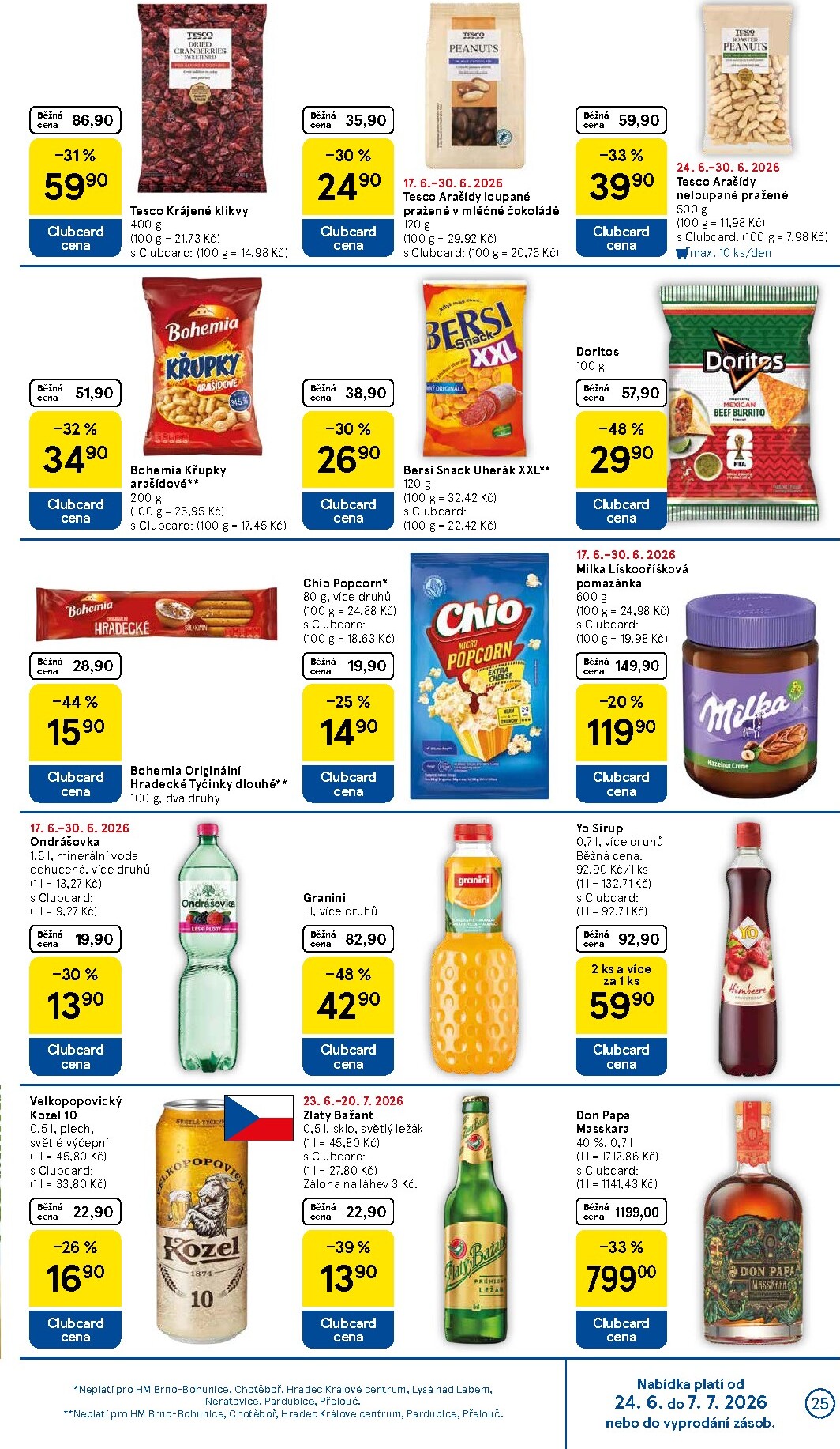 tesco - Aktuální Tesco leták platný od středy 24.06.2026 do úterý 30.06.2026 - page: 25
