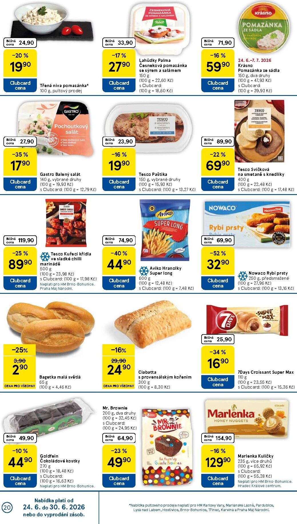 tesco - Aktuální Tesco leták platný od středy 24.06.2026 do úterý 30.06.2026 - page: 20