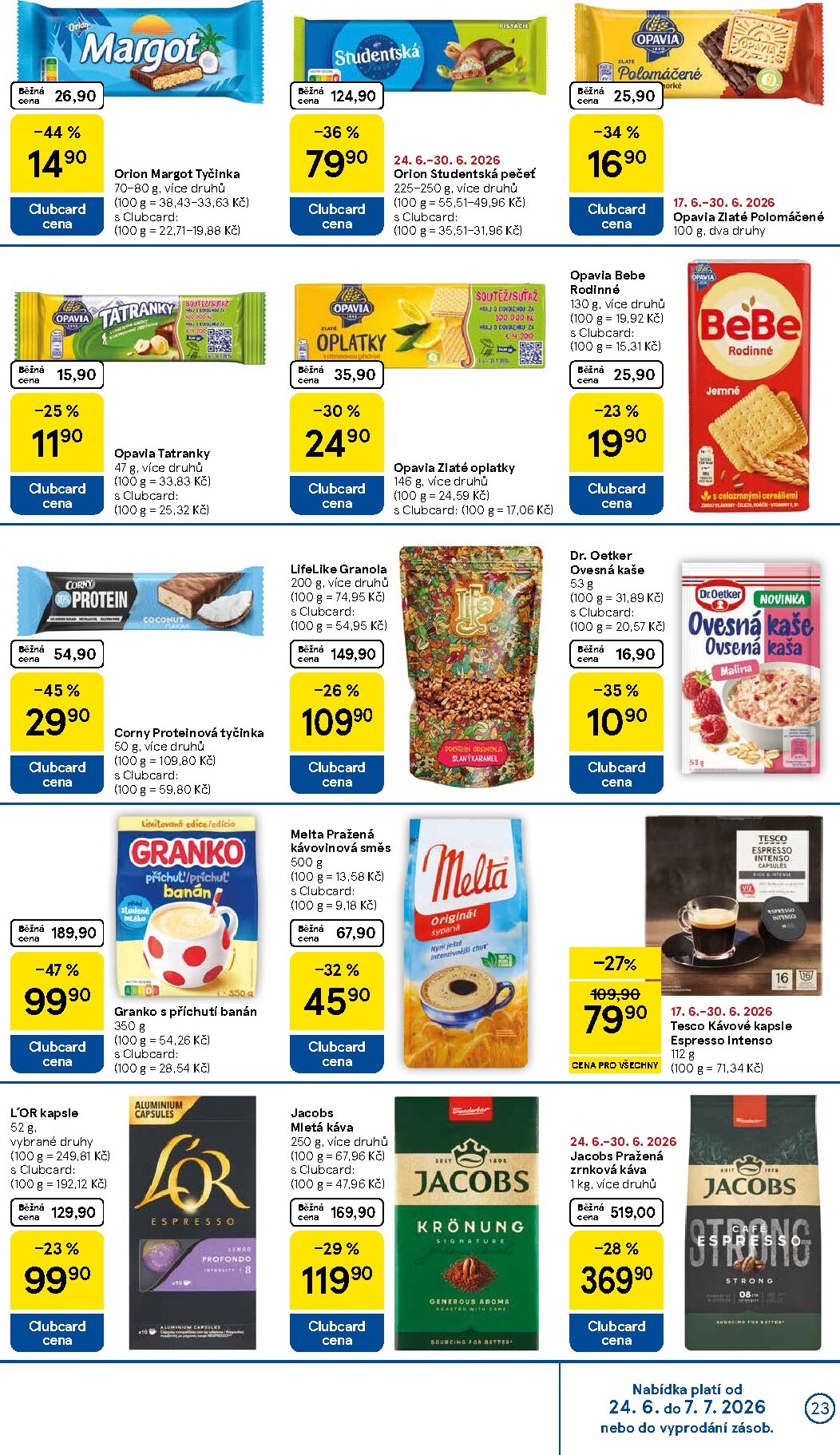 tesco - Aktuální Tesco leták platný od středy 24.06.2026 do úterý 30.06.2026 - page: 23