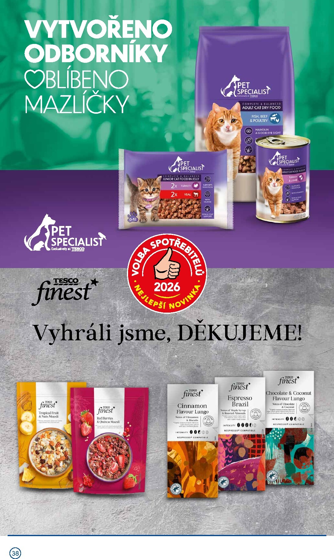tesco - Aktuální Tesco leták platný od středy 24.06.2026 do úterý 30.06.2026 - page: 38