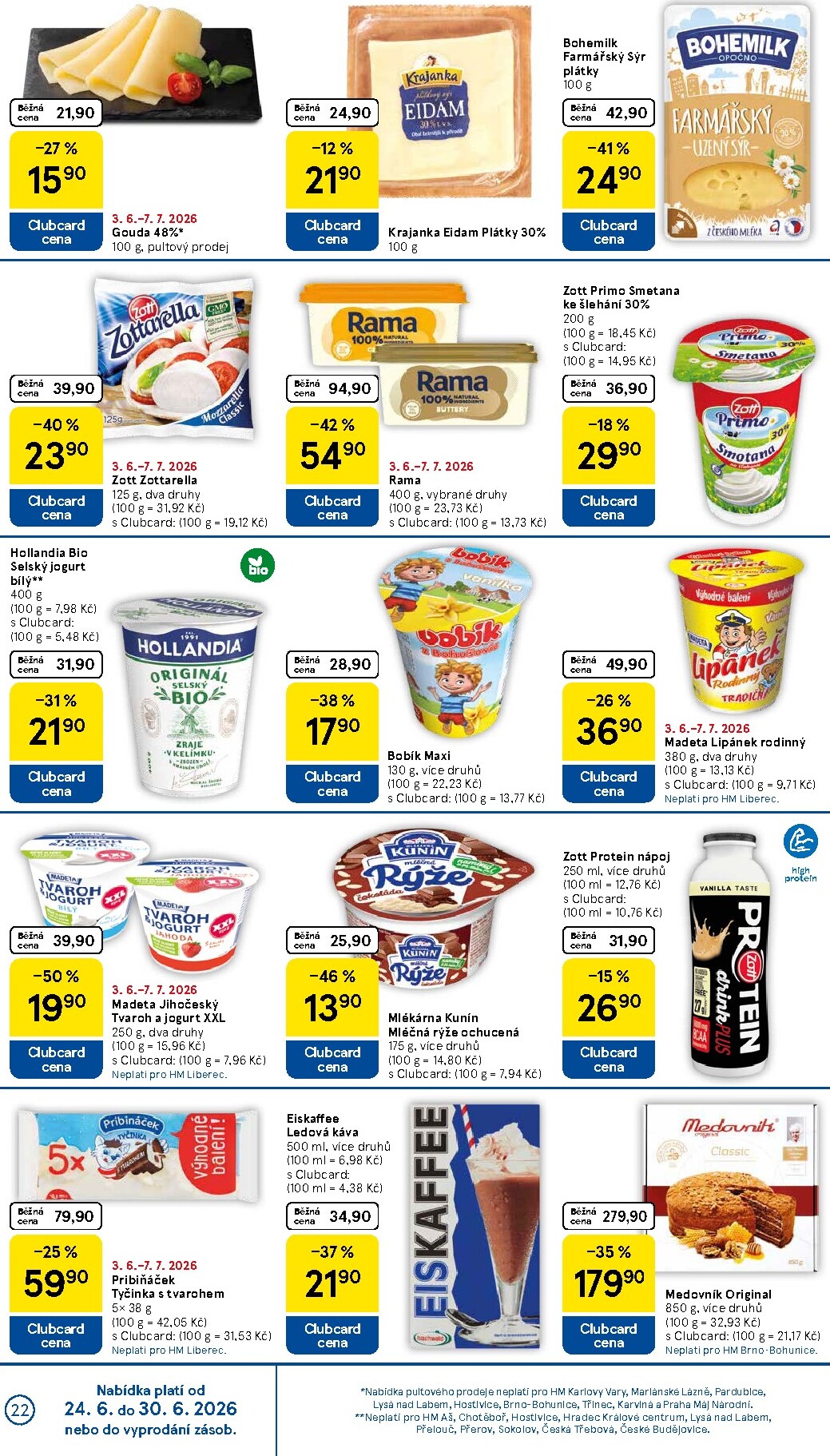 tesco - Aktuální Tesco leták platný od středy 24.06.2026 do úterý 30.06.2026 - page: 22