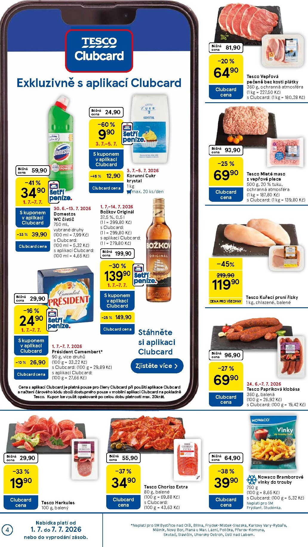 tesco - Budoucí Tesco supermarket leták platný od středy 01.07.2026 do úterý 07.07.2026 - page: 4