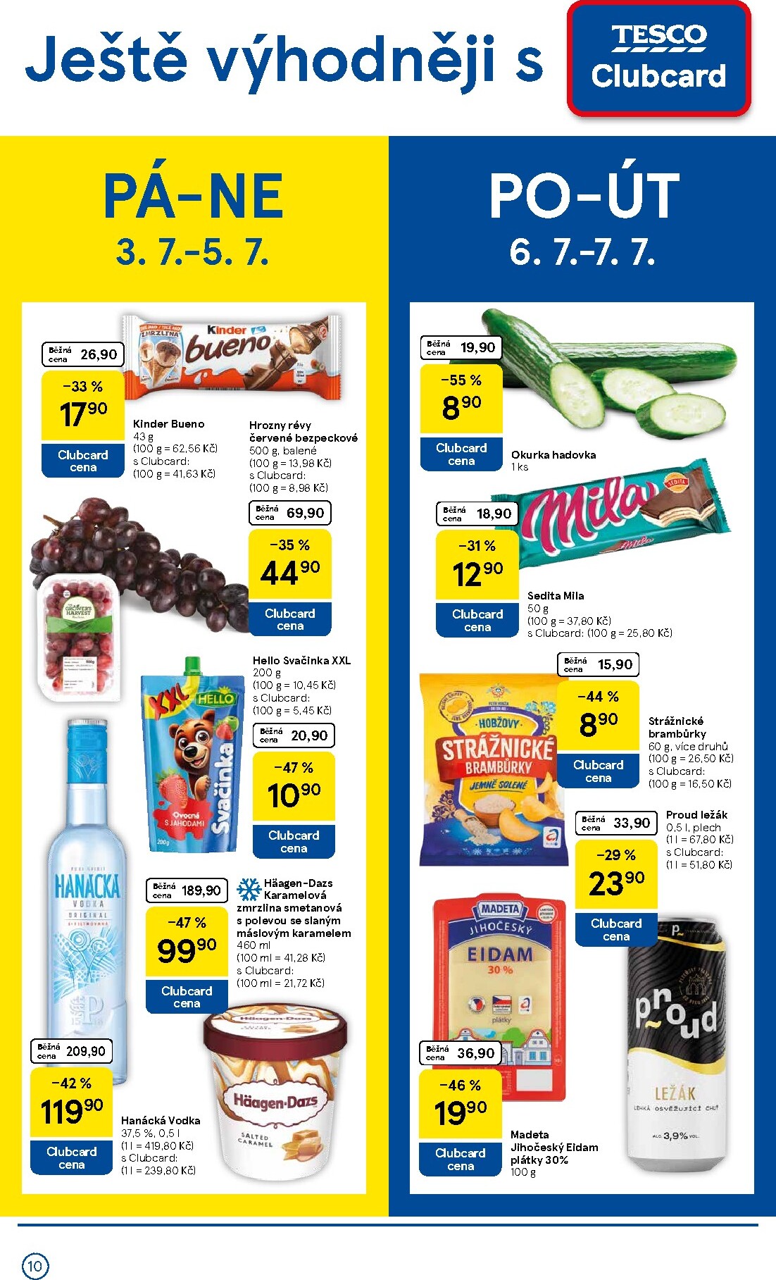 tesco - Budoucí Tesco supermarket leták platný od středy 01.07.2026 do úterý 07.07.2026 - page: 10