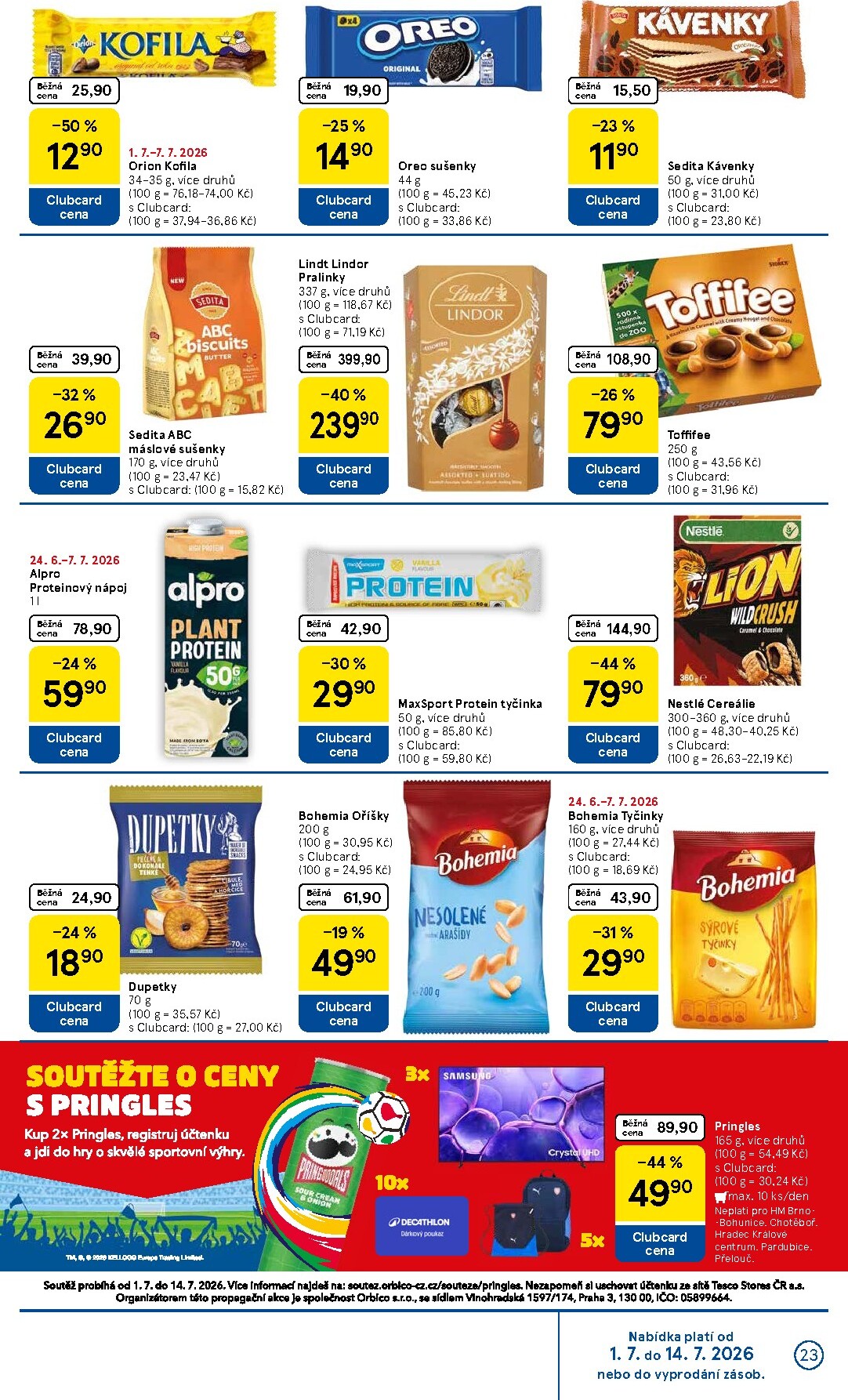 tesco - Budoucí Tesco leták platný od středy 01.07.2026 do úterý 07.07.2026 - page: 23