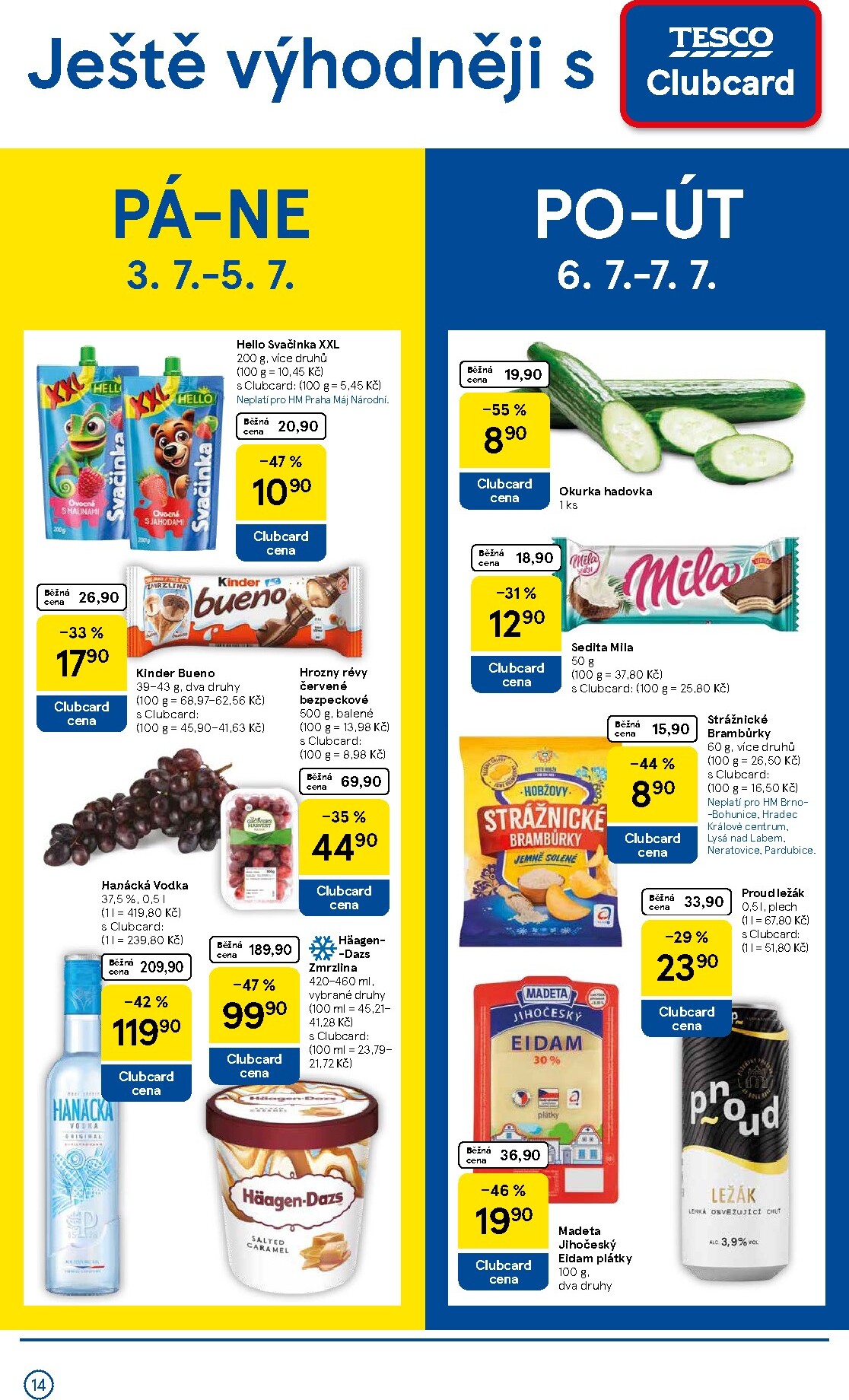 tesco - Budoucí Tesco leták platný od středy 01.07.2026 do úterý 07.07.2026 - page: 14