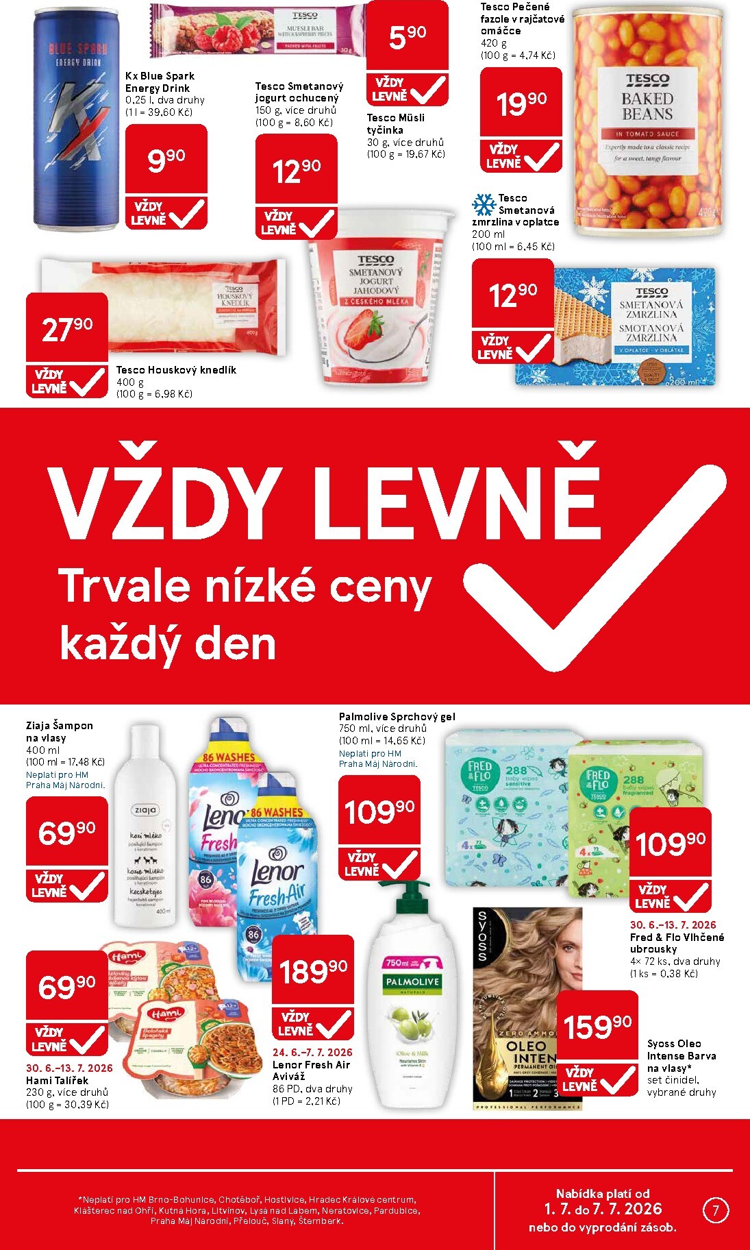 tesco - Budoucí Tesco leták platný od středy 01.07.2026 do úterý 07.07.2026 - page: 7