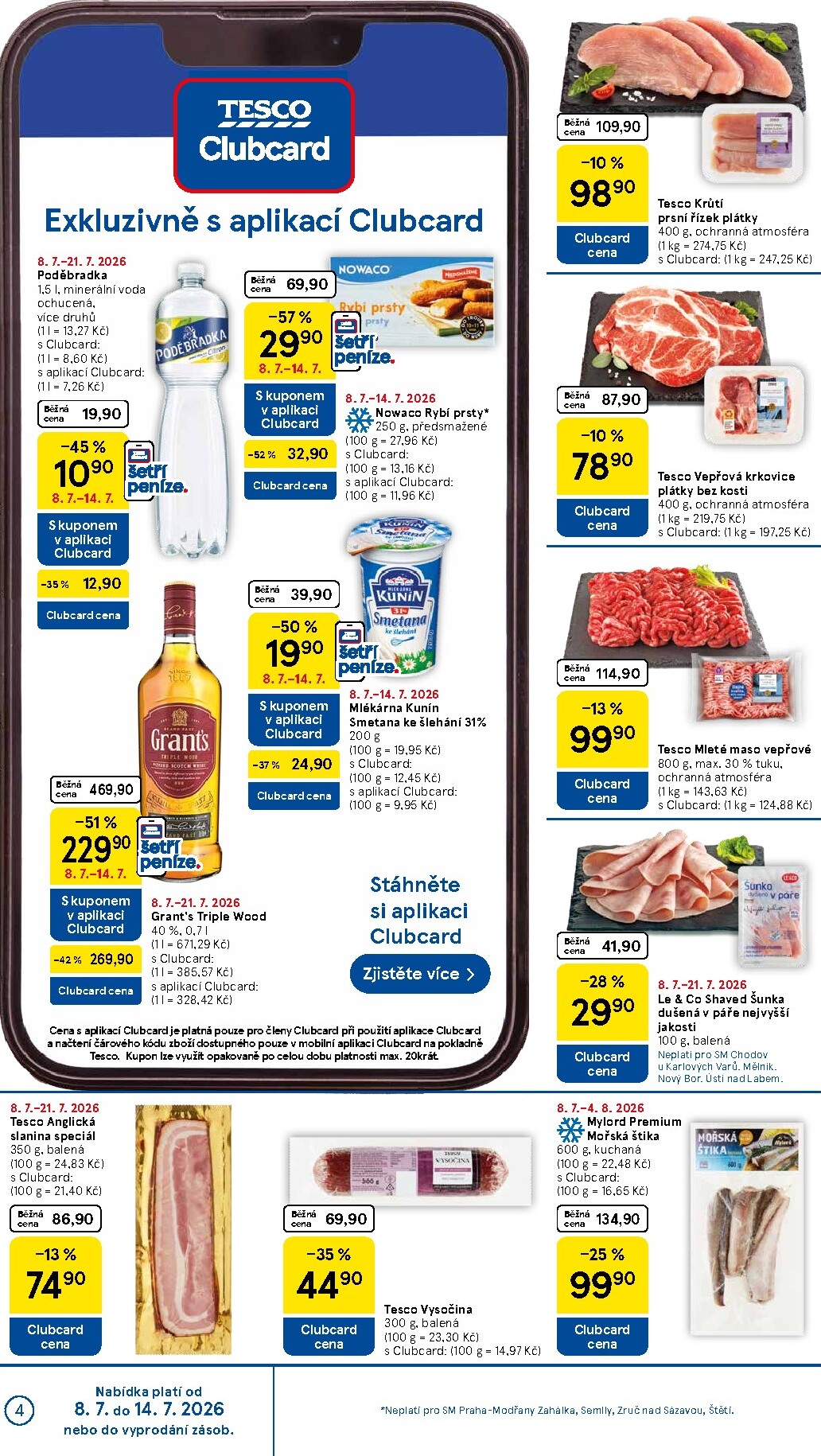 tesco - Budoucí Tesco supermarket leták platný od středy 08.07.2026 do úterý 14.07.2026 - page: 4