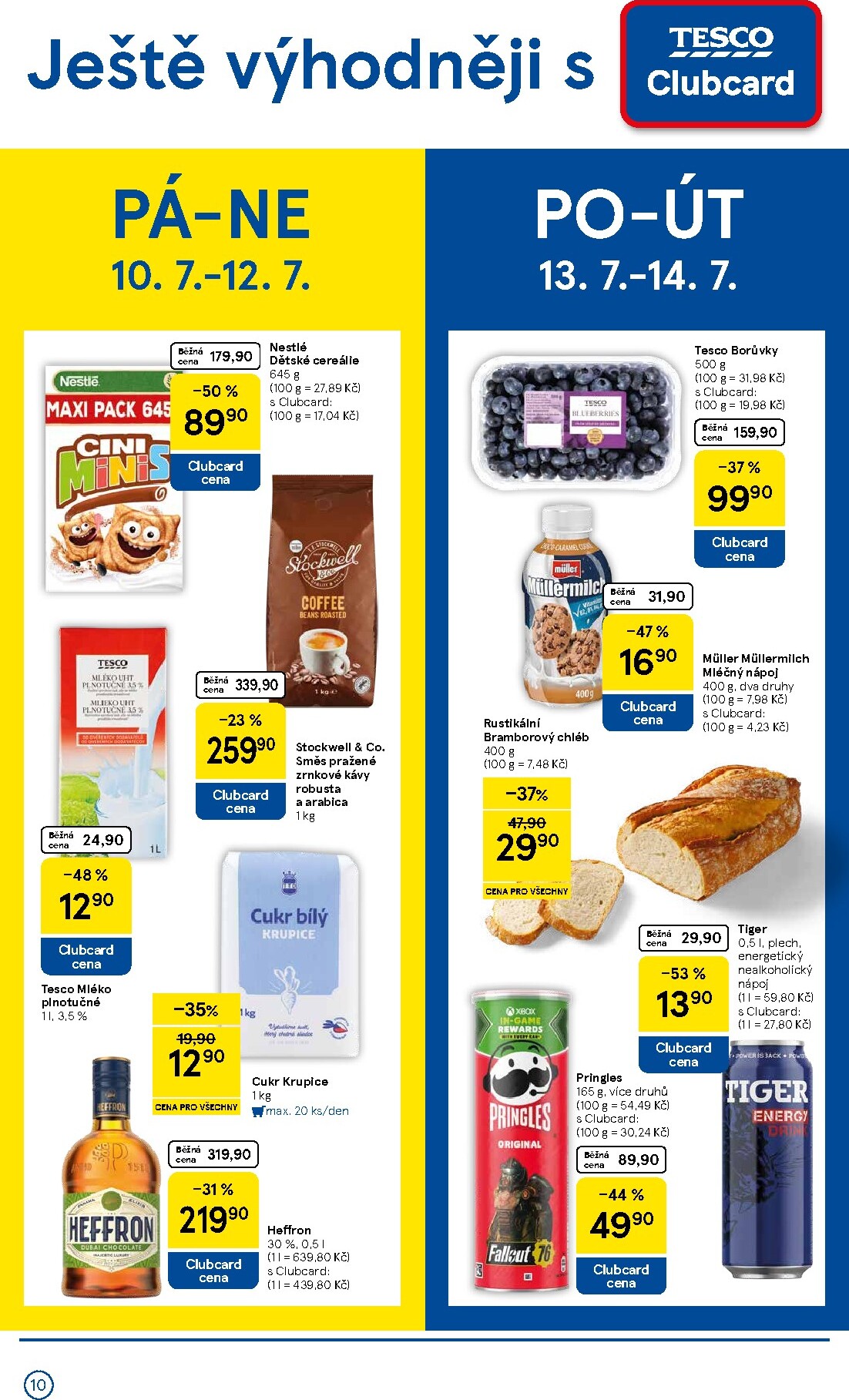 tesco - Budoucí Tesco supermarket leták platný od středy 08.07.2026 do úterý 14.07.2026 - page: 10