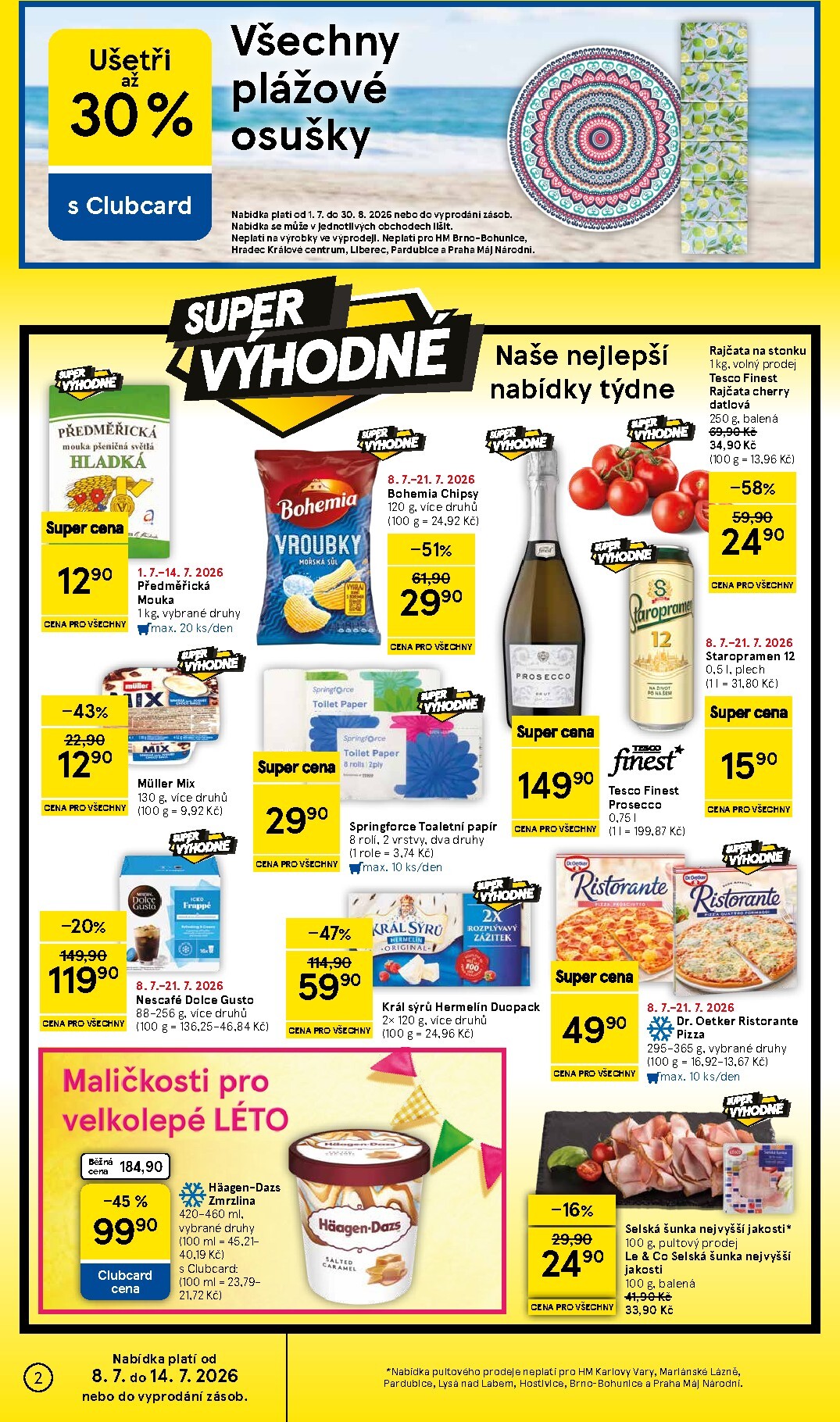 tesco - Budoucí Tesco leták platný od středy 08.07.2026 do úterý 14.07.2026 - page: 2