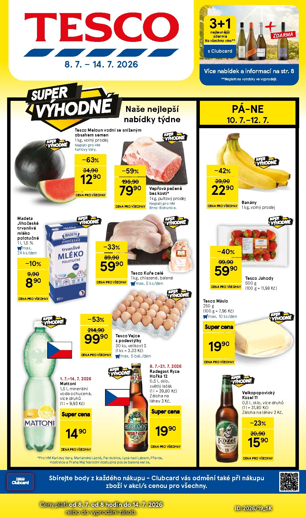 tesco - Budoucí Tesco leták platný od středy 08.07.2026 do úterý 14.07.2026