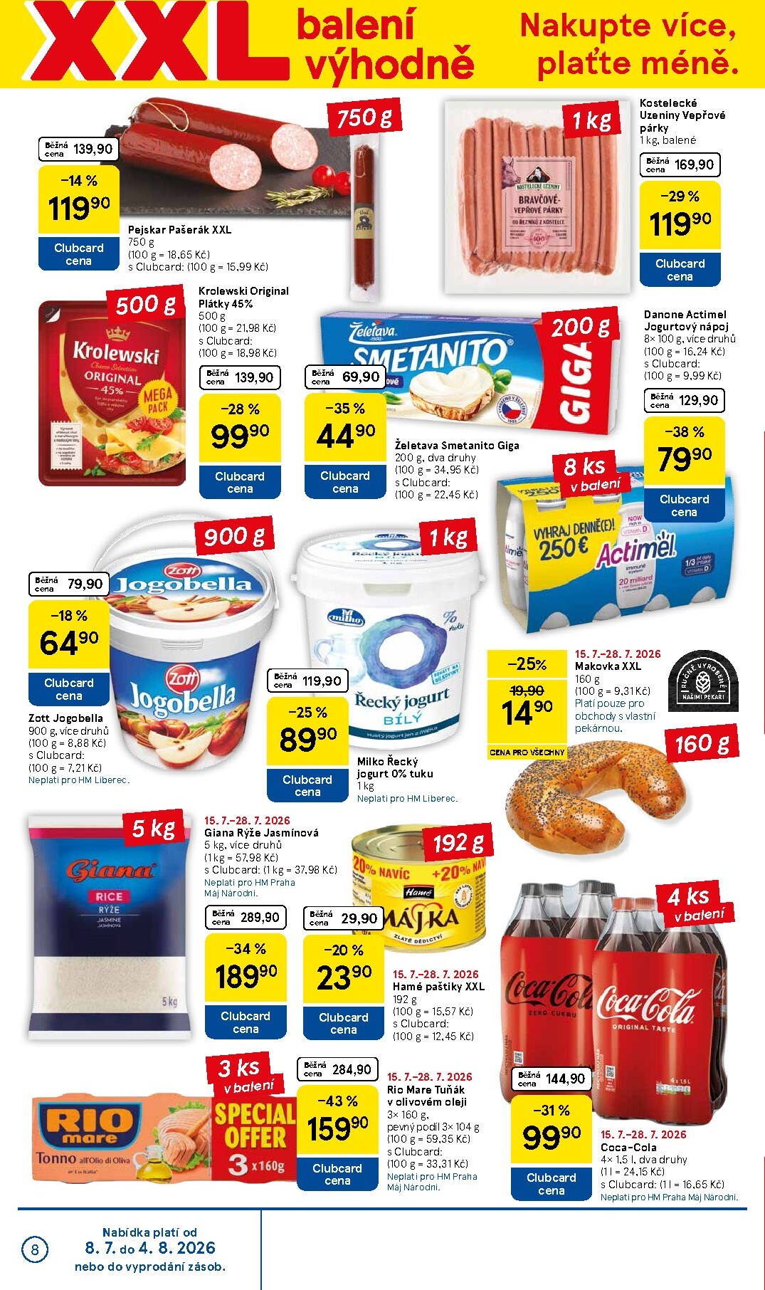 tesco - Budoucí Tesco leták platný od středy 15.07.2026 do úterý 21.07.2026 - page: 8