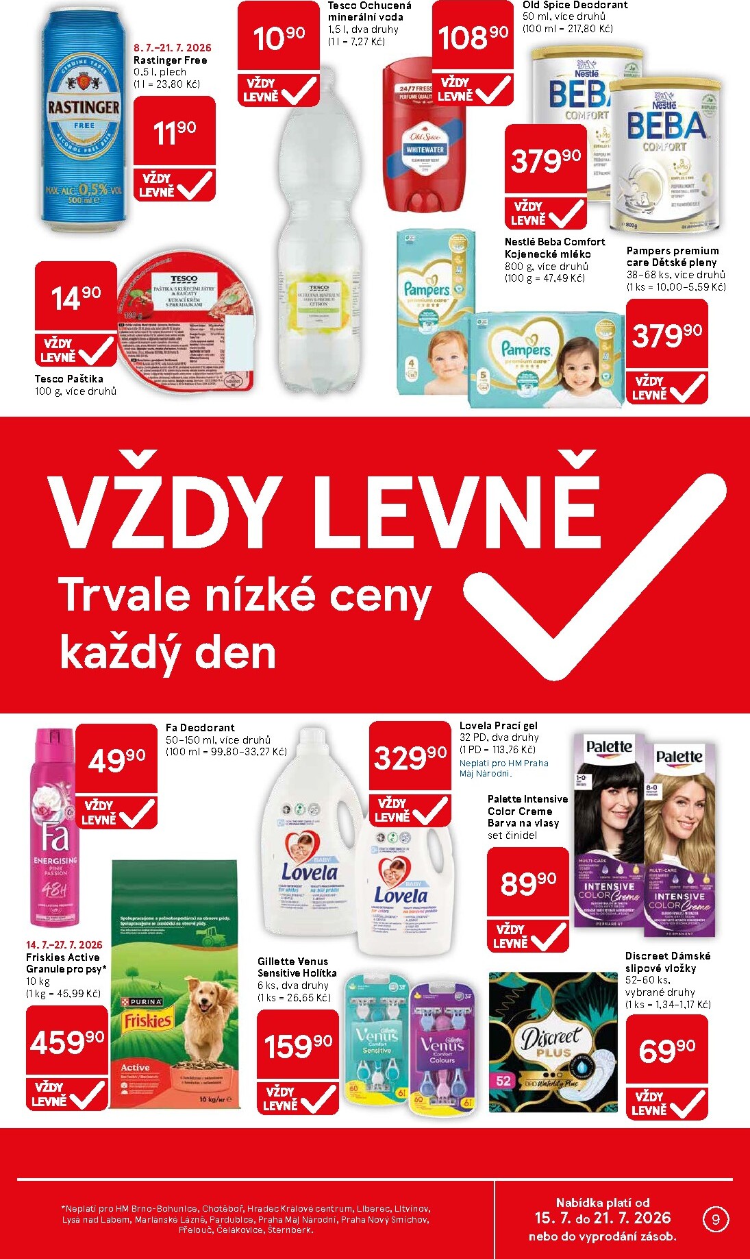 tesco - Budoucí Tesco leták platný od středy 15.07.2026 do úterý 21.07.2026 - page: 9