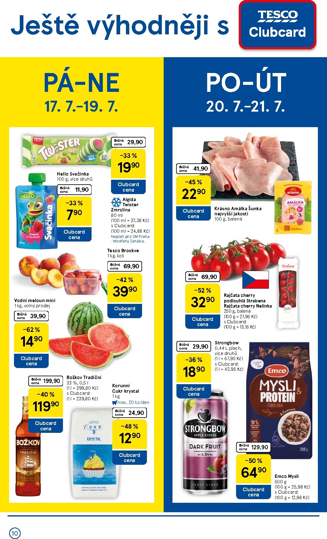 tesco - Budoucí Tesco supermarket leták platný od středy 15.07.2026 do úterý 21.07.2026 - page: 10