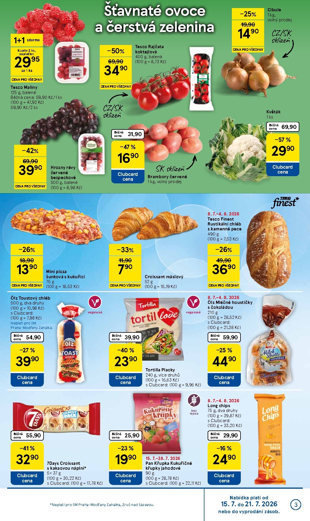 tesco - Budoucí Tesco supermarket leták platný od středy 15.07.2026 do úterý 21.07.2026 - page: 3