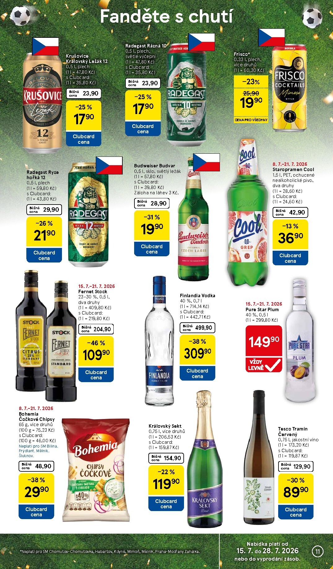 tesco - Budoucí Tesco supermarket leták platný od středy 15.07.2026 do úterý 21.07.2026 - page: 11