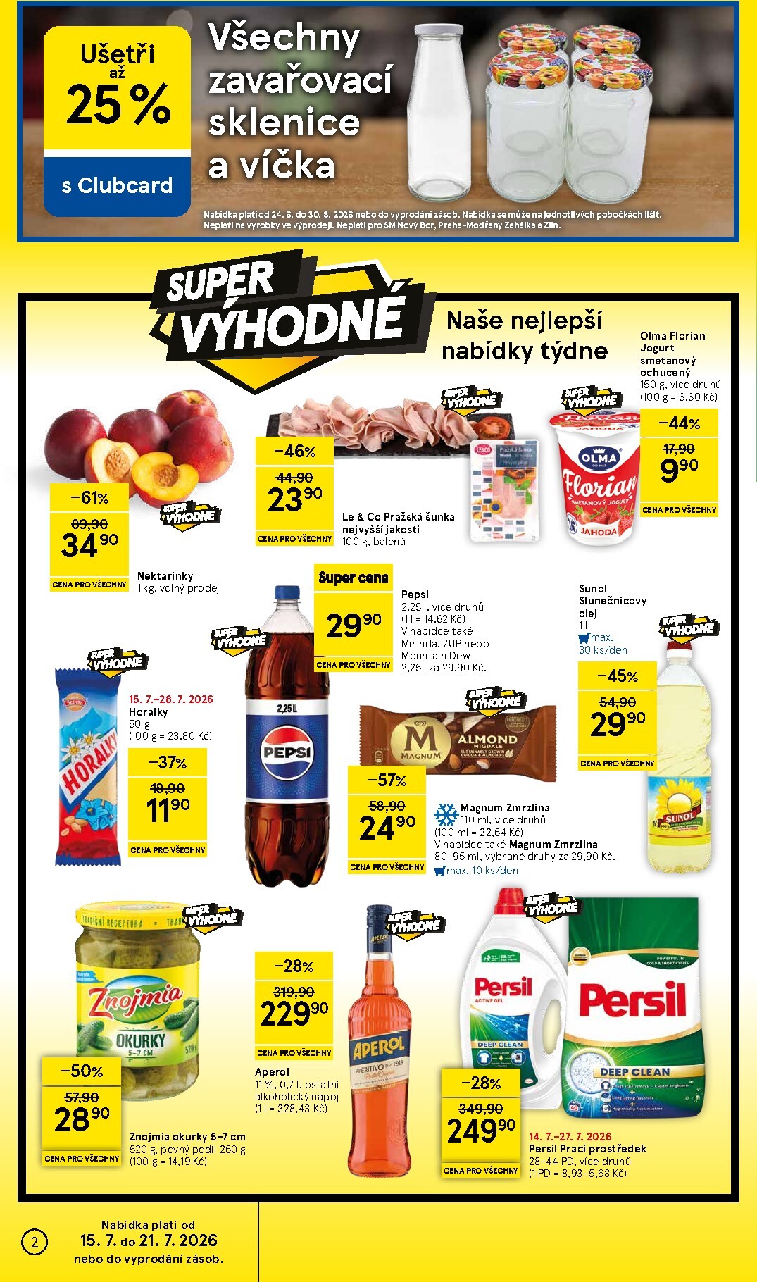 tesco - Budoucí Tesco supermarket leták platný od středy 15.07.2026 do úterý 21.07.2026 - page: 2