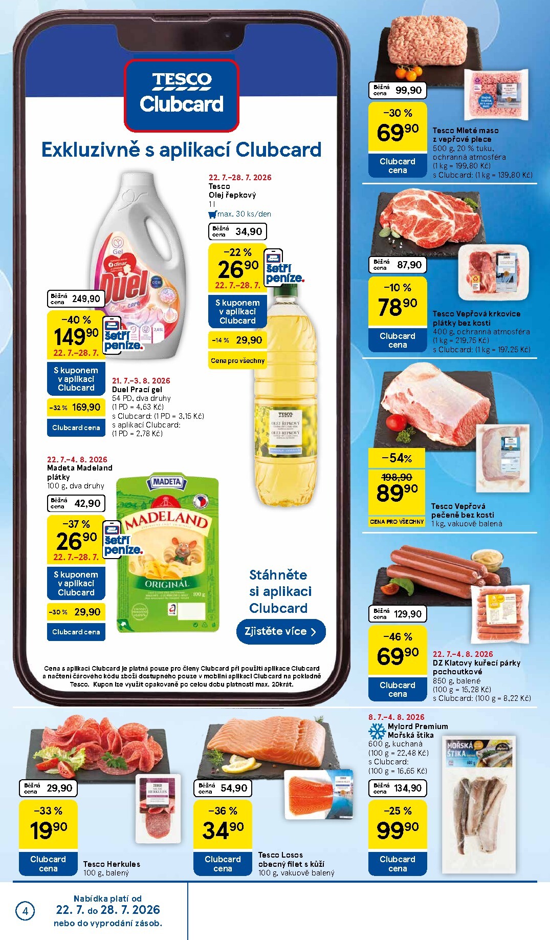 tesco - Budoucí Tesco supermarket leták platný od středy 22.07.2026 do úterý 28.07.2026 - page: 4