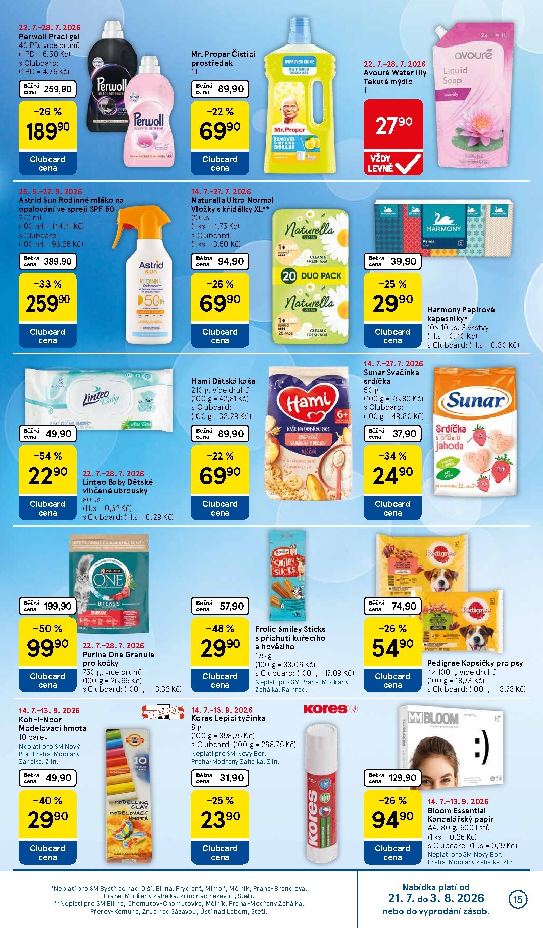 tesco - Budoucí Tesco supermarket leták platný od středy 22.07.2026 do úterý 28.07.2026 - page: 15