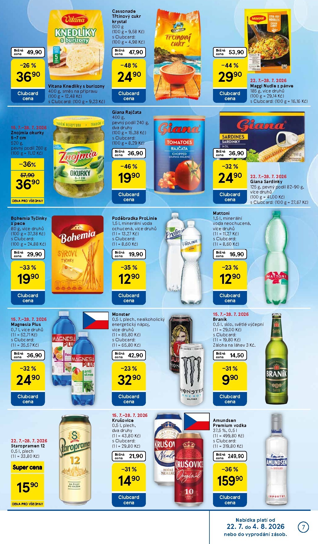 tesco - Budoucí Tesco supermarket leták platný od středy 22.07.2026 do úterý 28.07.2026 - page: 7