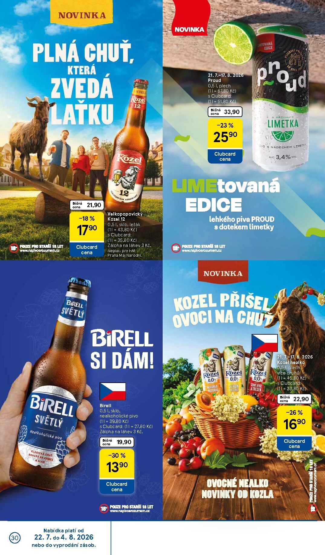 tesco - Budoucí Tesco leták platný od středy 22.07.2026 do úterý 28.07.2026 - page: 30