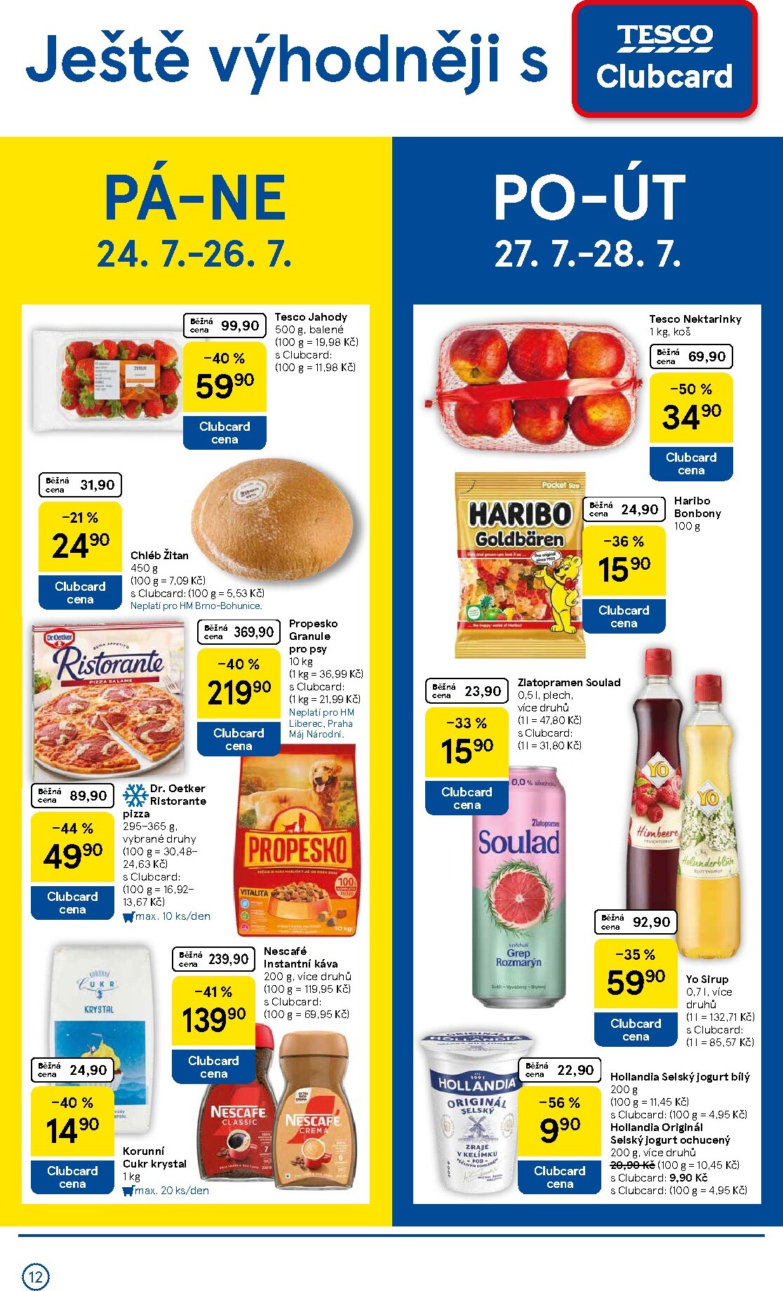 tesco - Budoucí Tesco leták platný od středy 22.07.2026 do úterý 28.07.2026 - page: 12