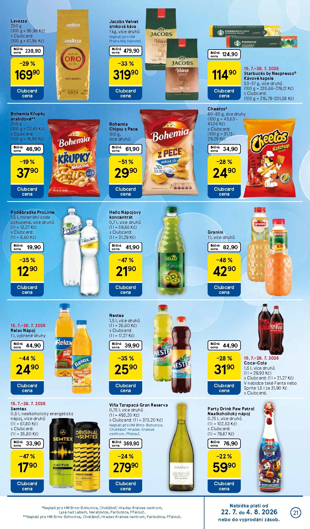 tesco - Budoucí Tesco leták platný od středy 22.07.2026 do úterý 28.07.2026 - page: 21