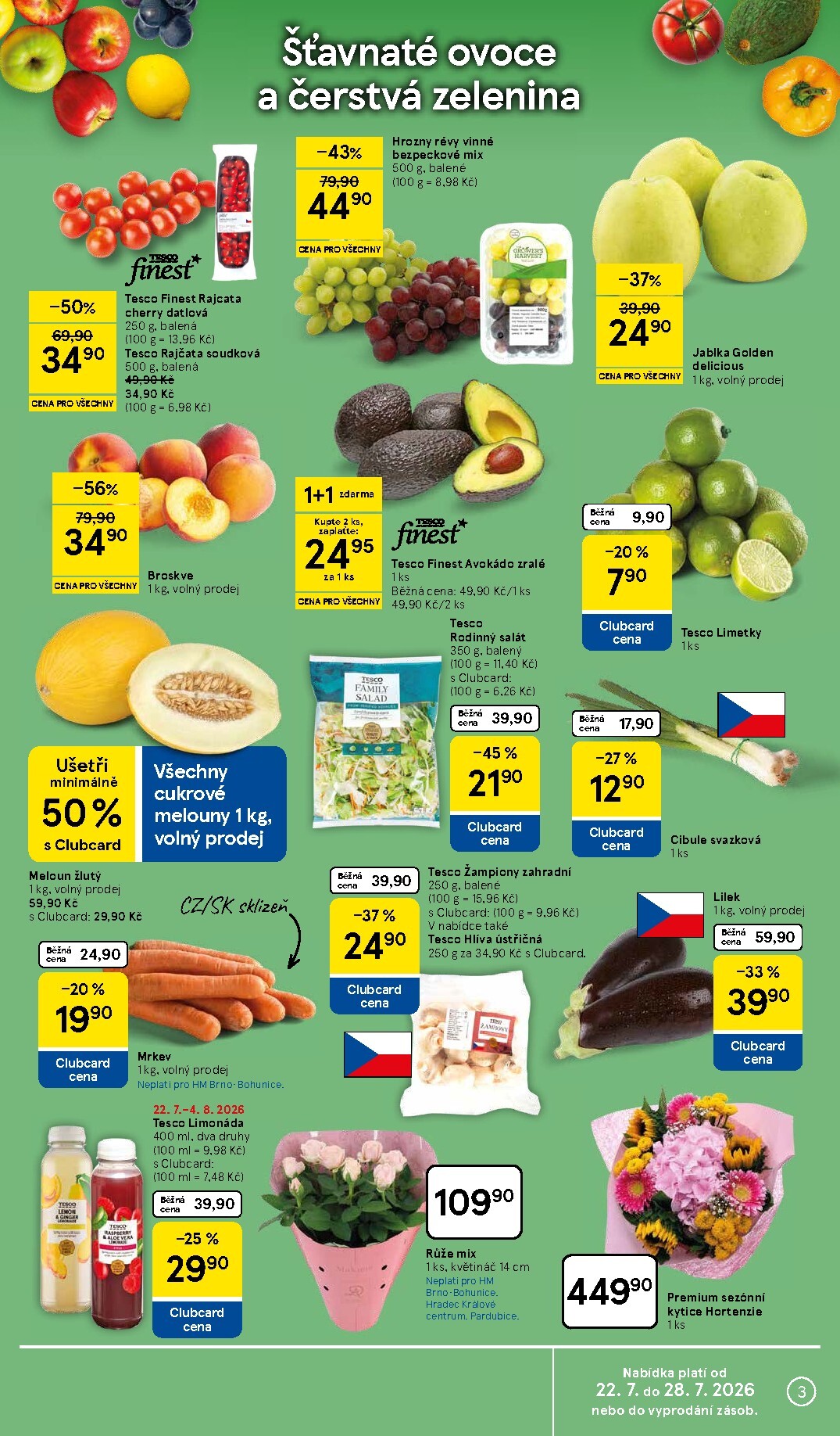 tesco - Budoucí Tesco leták platný od středy 22.07.2026 do úterý 28.07.2026 - page: 3