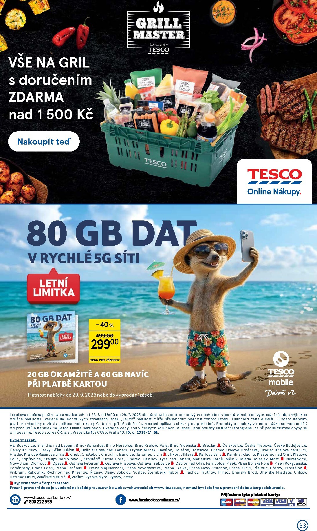 tesco - Budoucí Tesco leták platný od středy 22.07.2026 do úterý 28.07.2026 - page: 33