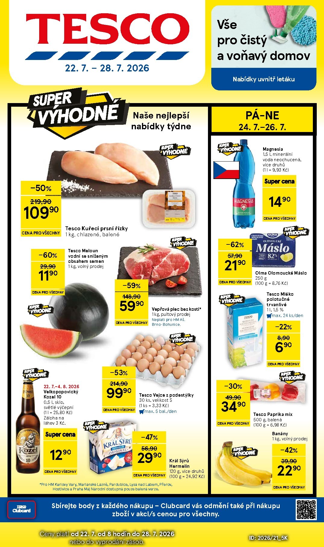 tesco - Budoucí Tesco leták platný od středy 22.07.2026 do úterý 28.07.2026