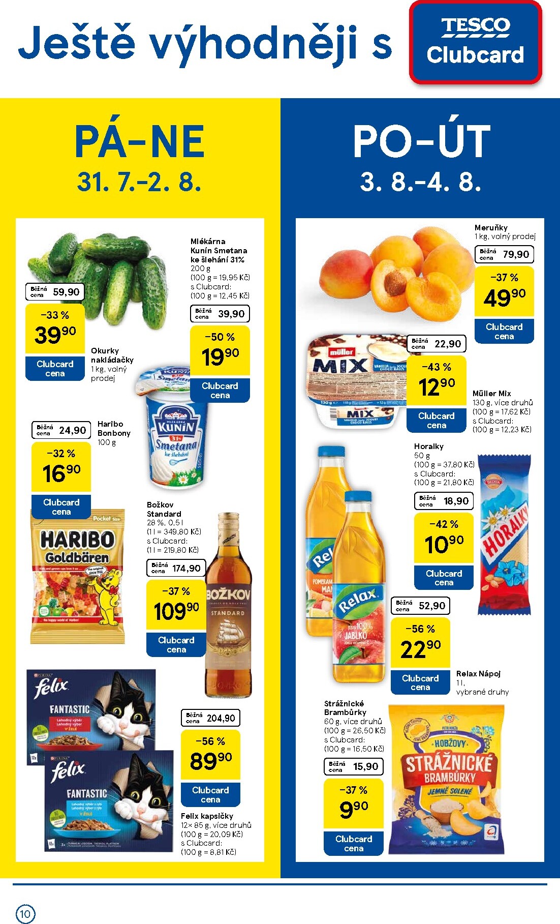 tesco - Budoucí Tesco supermarket leták platný od středy 29.07.2026 do úterý 04.08.2026 - page: 10