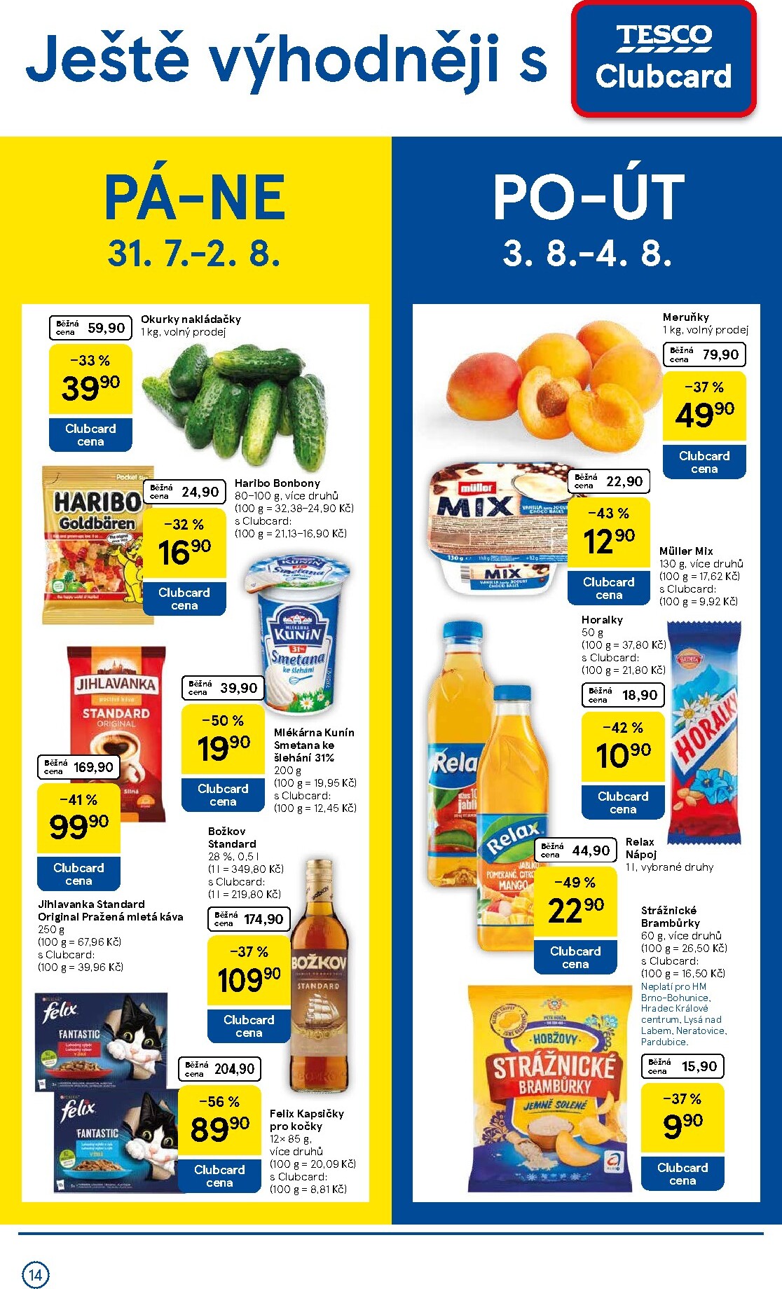 tesco - Budoucí Tesco leták platný od středy 29.07.2026 do úterý 04.08.2026 - page: 14