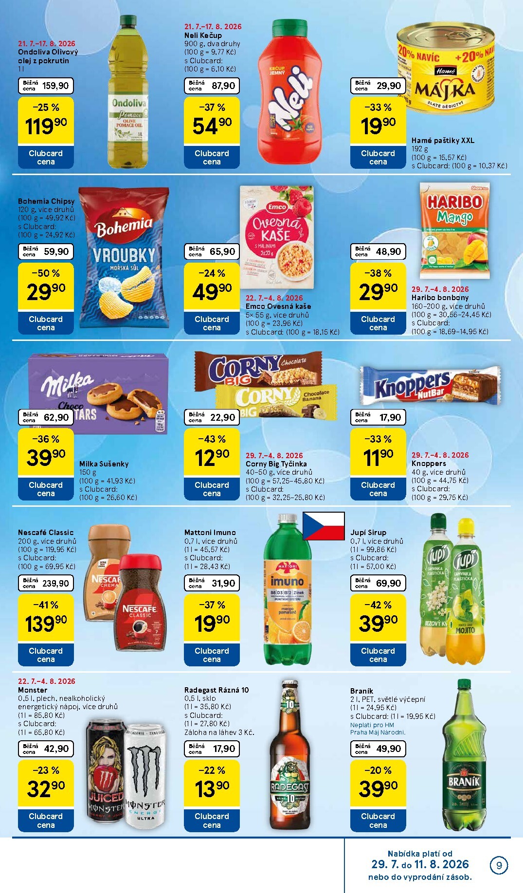 tesco - Budoucí Tesco leták platný od středy 29.07.2026 do úterý 04.08.2026 - page: 9