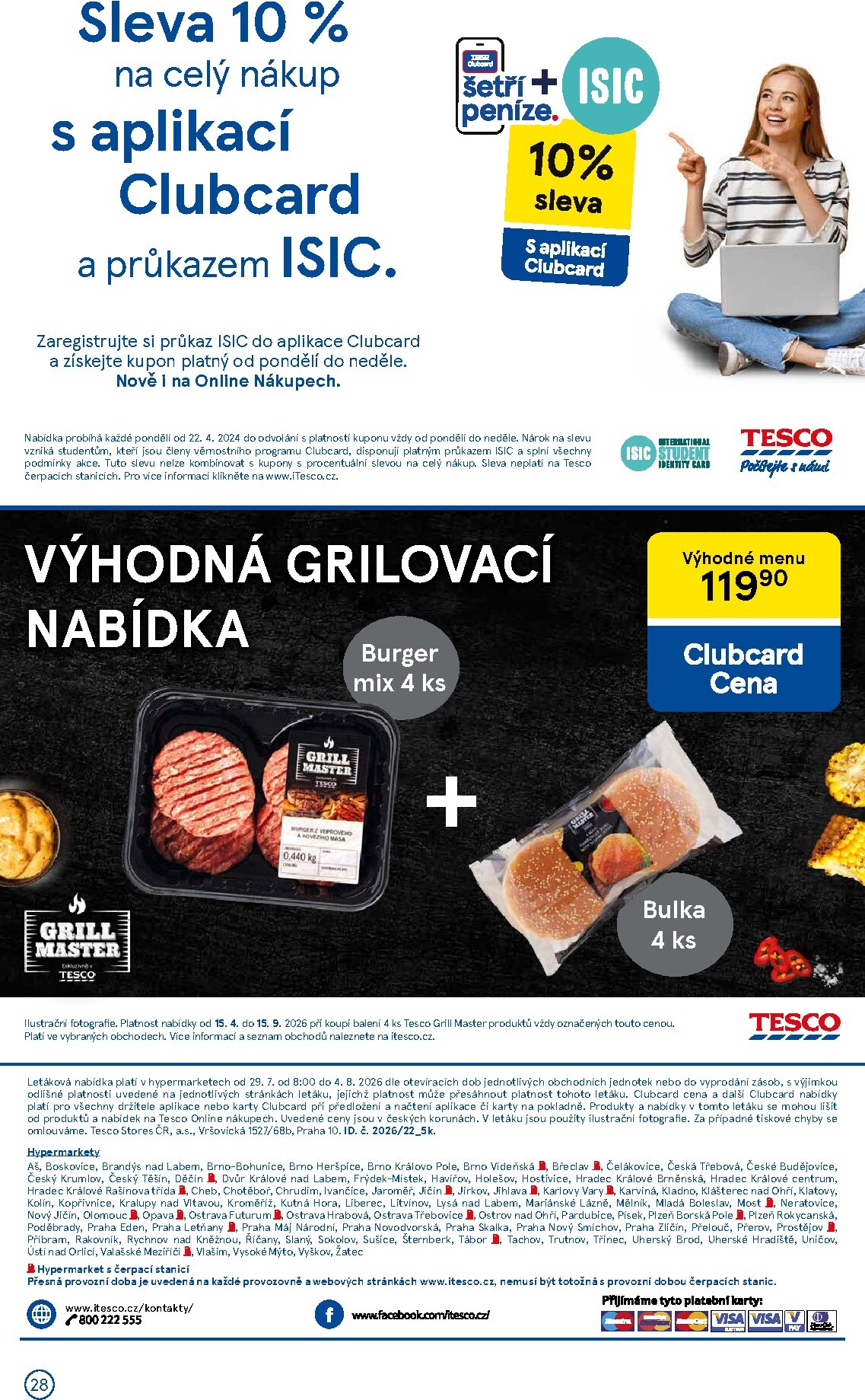 tesco - Budoucí Tesco leták platný od středy 29.07.2026 do úterý 04.08.2026 - page: 28