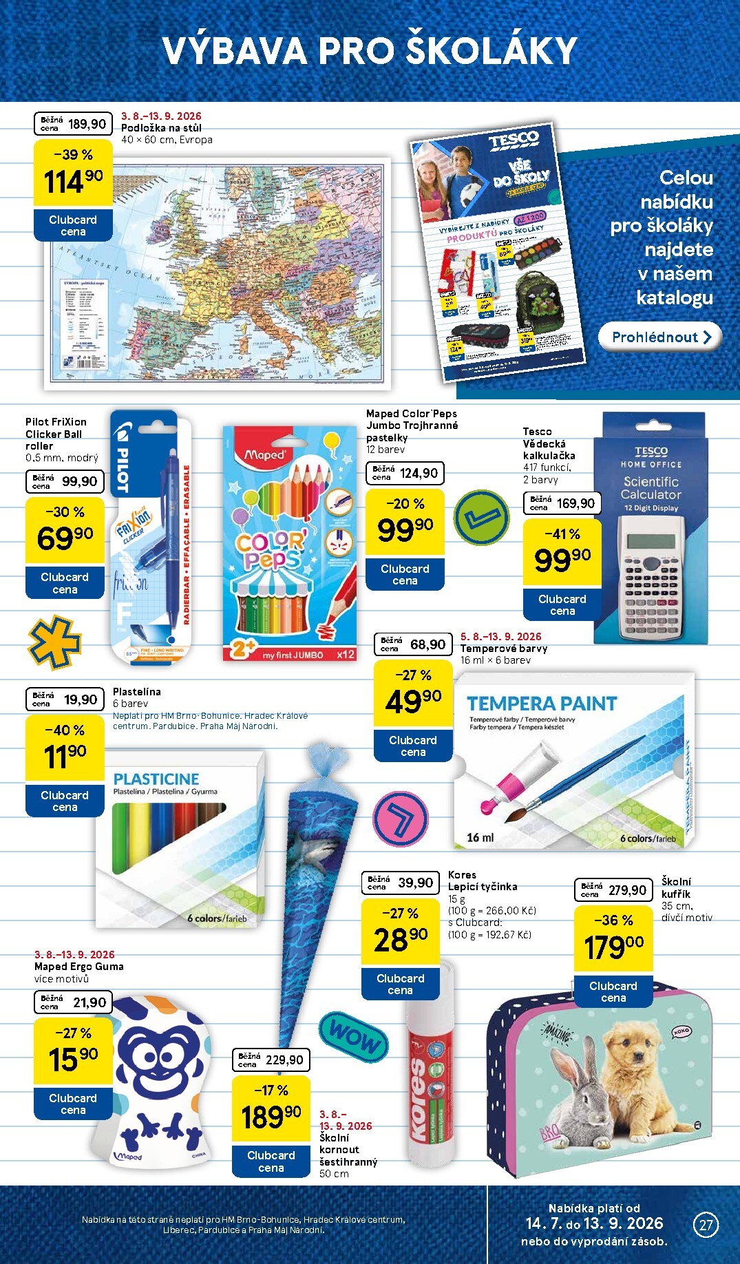 tesco - Budoucí Tesco leták platný od středy 05.08.2026 do úterý 11.08.2026 - page: 27