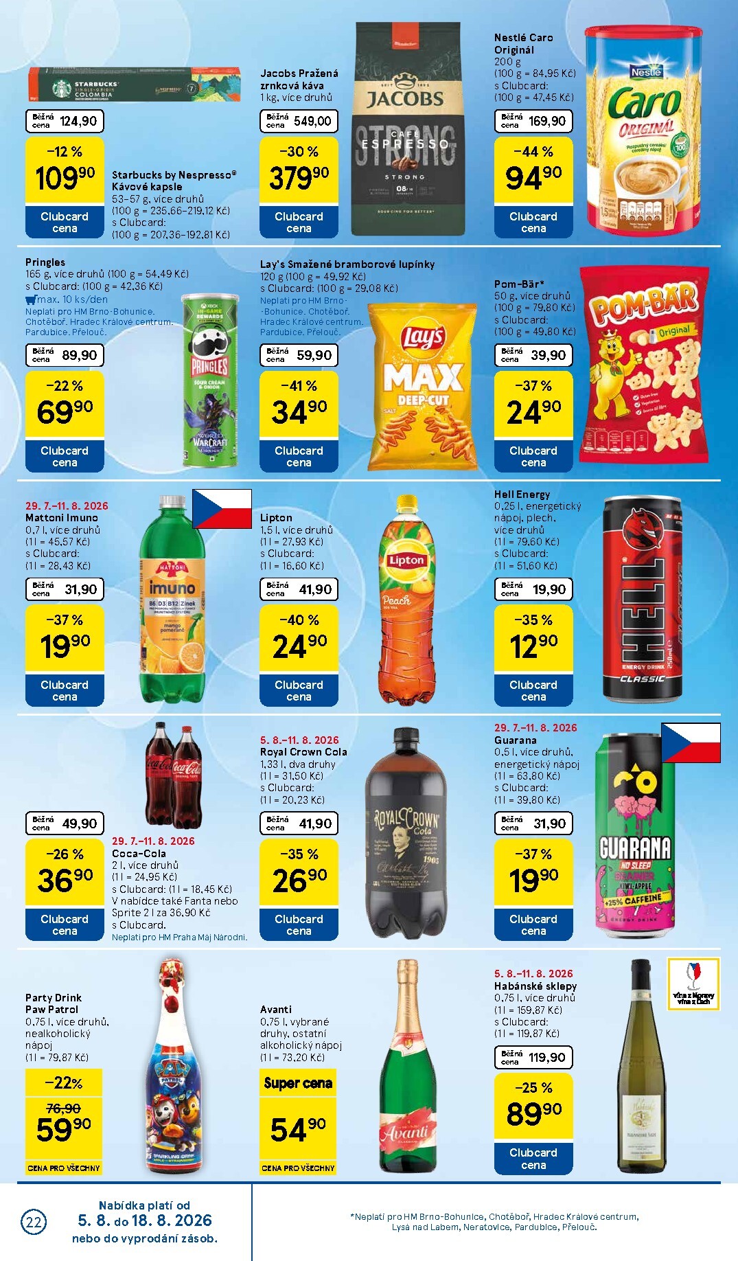 tesco - Budoucí Tesco leták platný od středy 05.08.2026 do úterý 11.08.2026 - page: 22