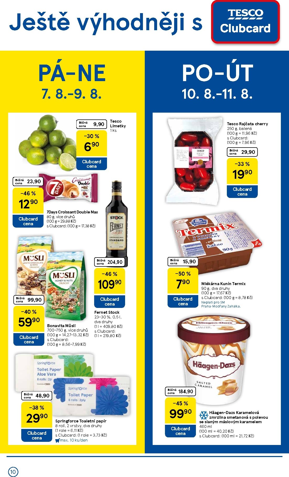 tesco - Budoucí Tesco supermarket leták platný od středy 05.08.2026 do úterý 11.08.2026 - page: 10